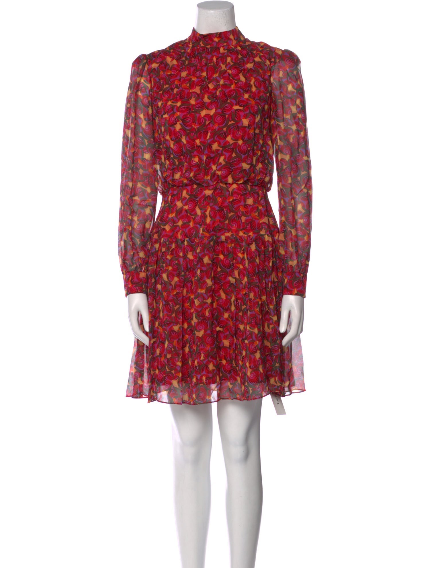 Saloni Silk Mini Dress