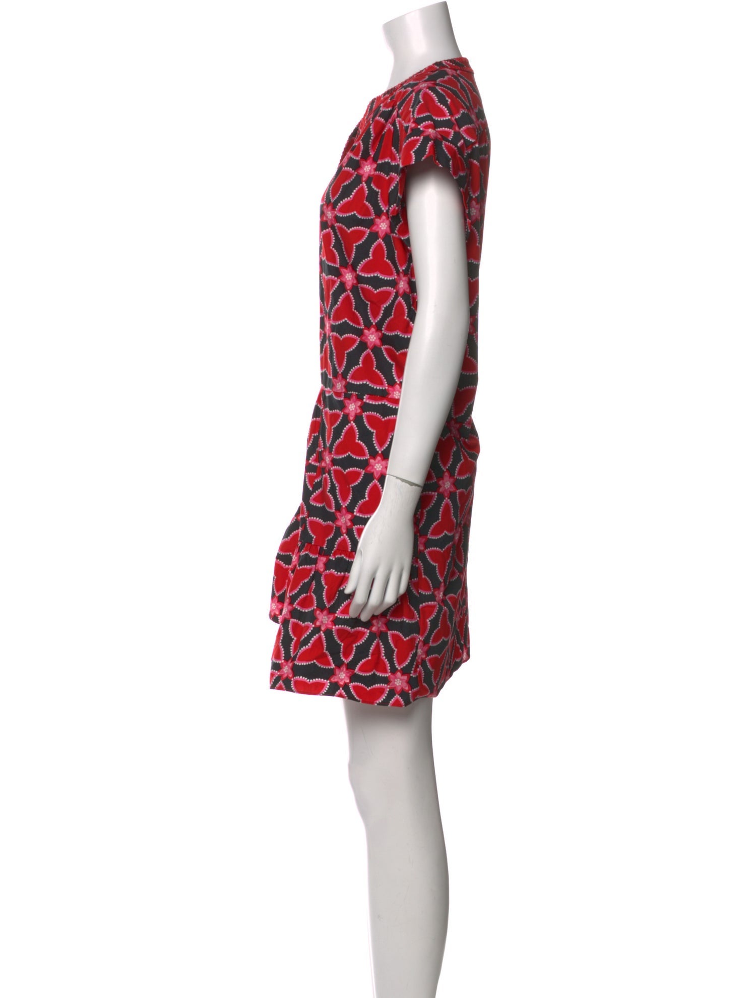 Saloni Printed Mini Dress
