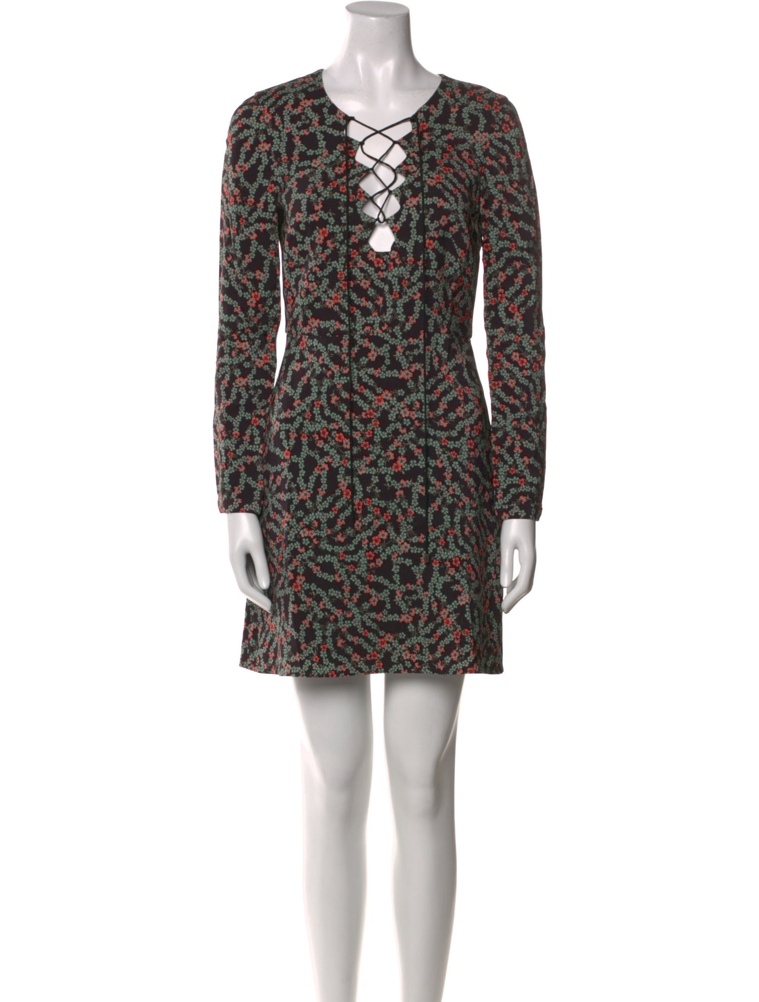 Saloni Printed Mini Dress