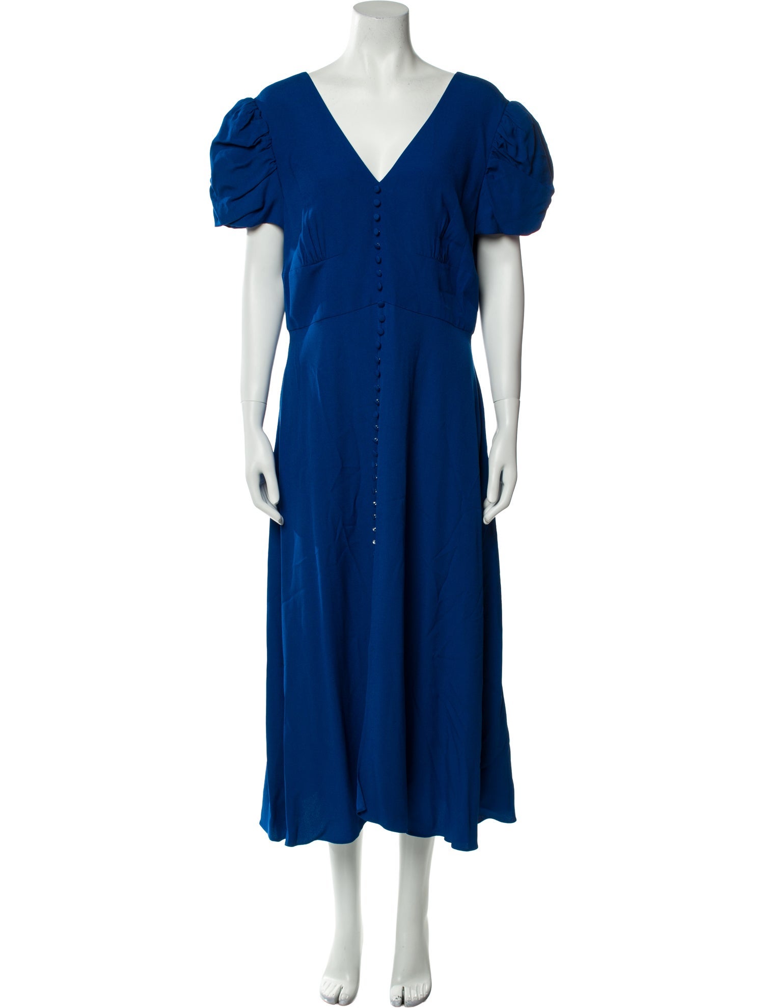 Saloni V-Neck Long Dress w/ Tags