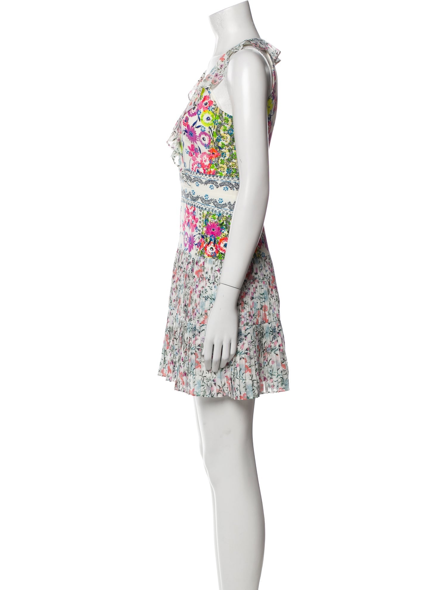 Saloni Silk Mini Dress