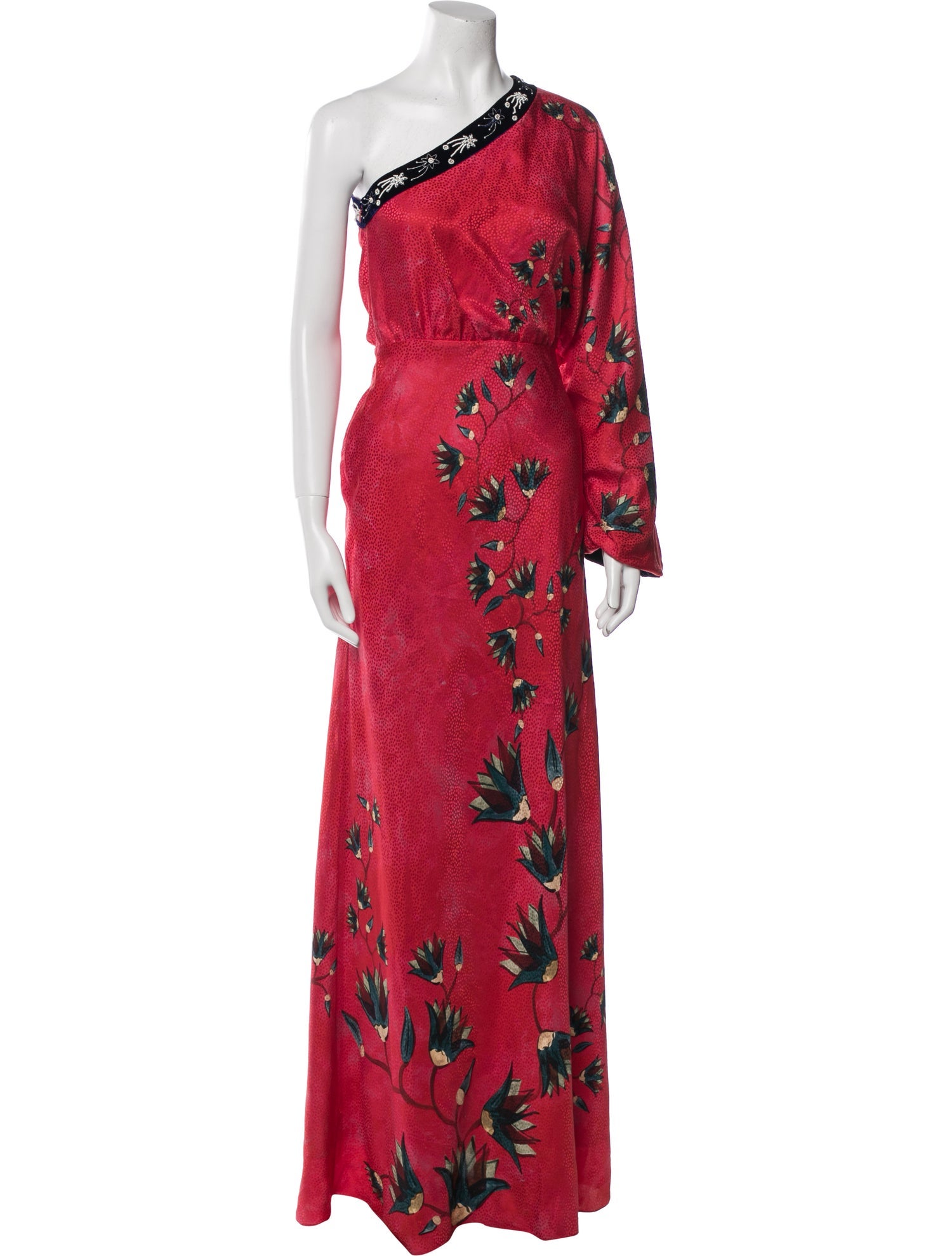 Saloni Silk Long Dress w/ Tags