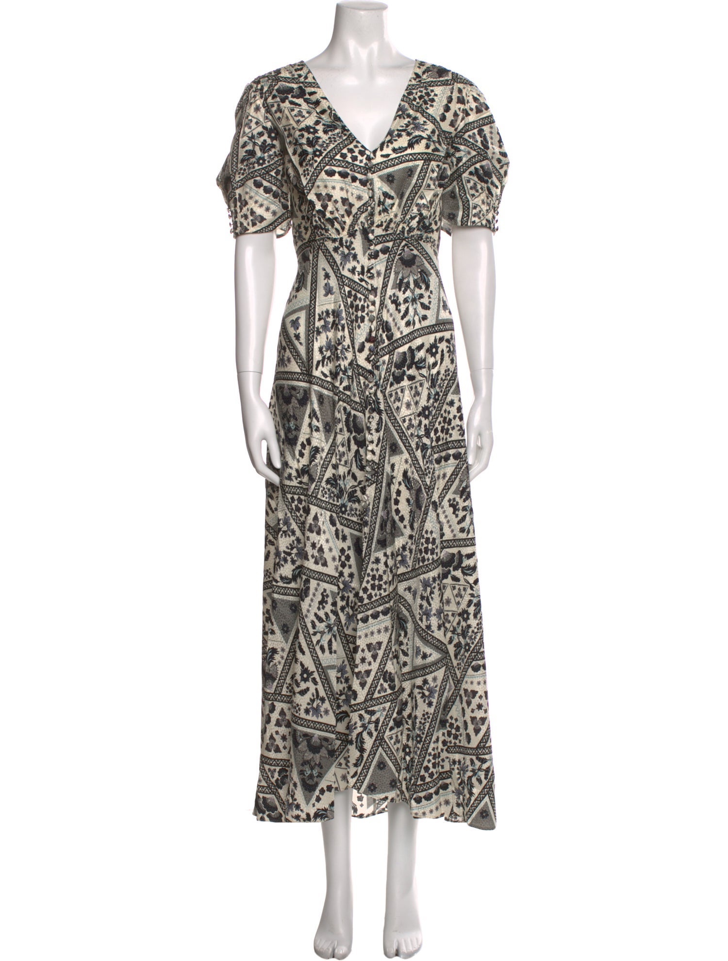 Saloni Silk Long Dress