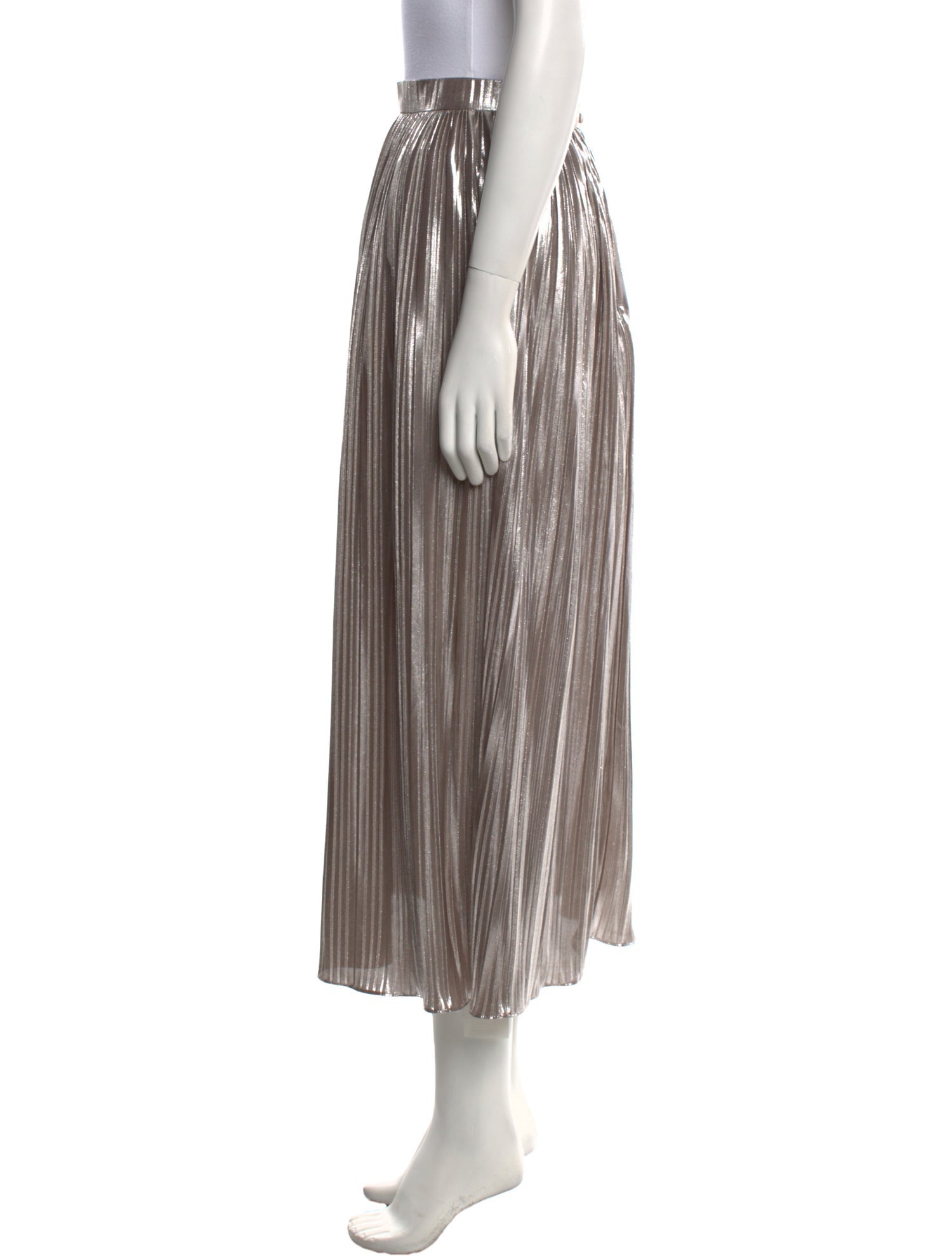 Saloni Glitter Accents Midi Length Skirt