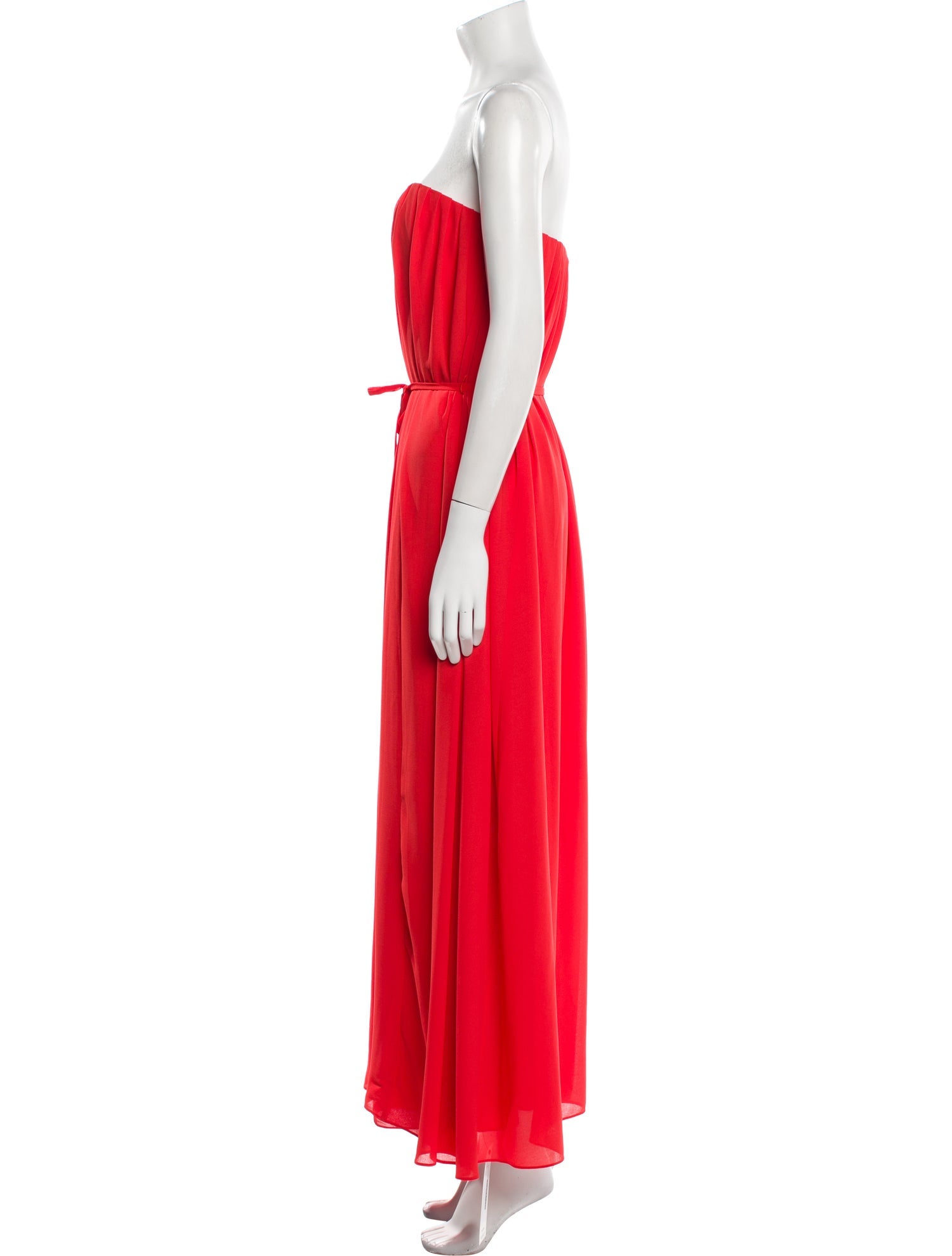 Saloni Strapless Long Dress