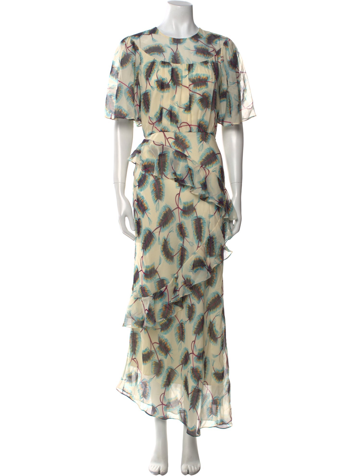 Saloni Silk Long Dress w/ Tags