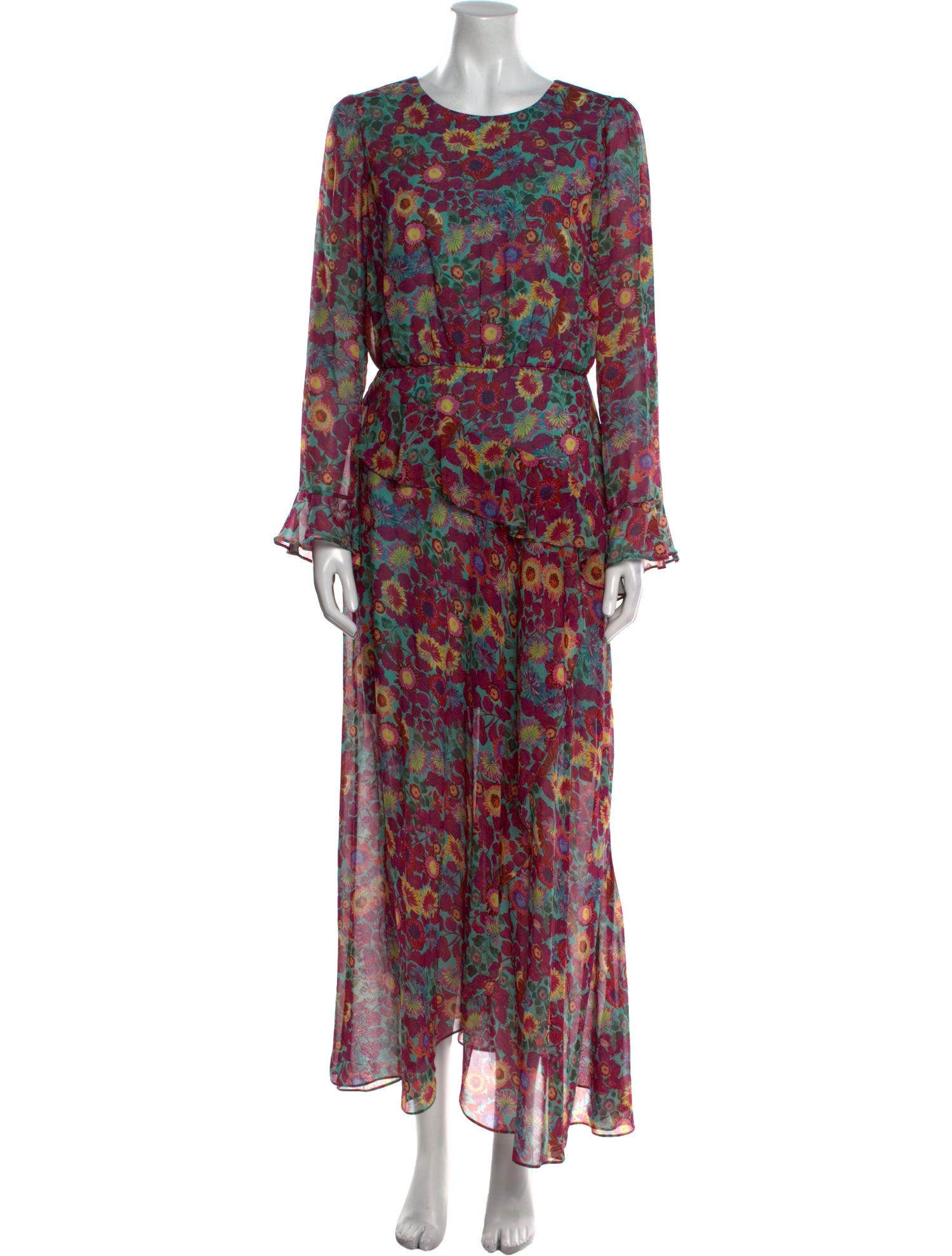 Saloni Silk Long Dress