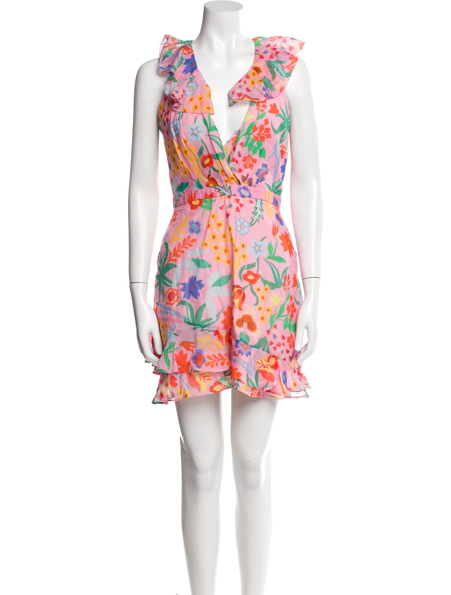 Saloni Silk Mini Dress