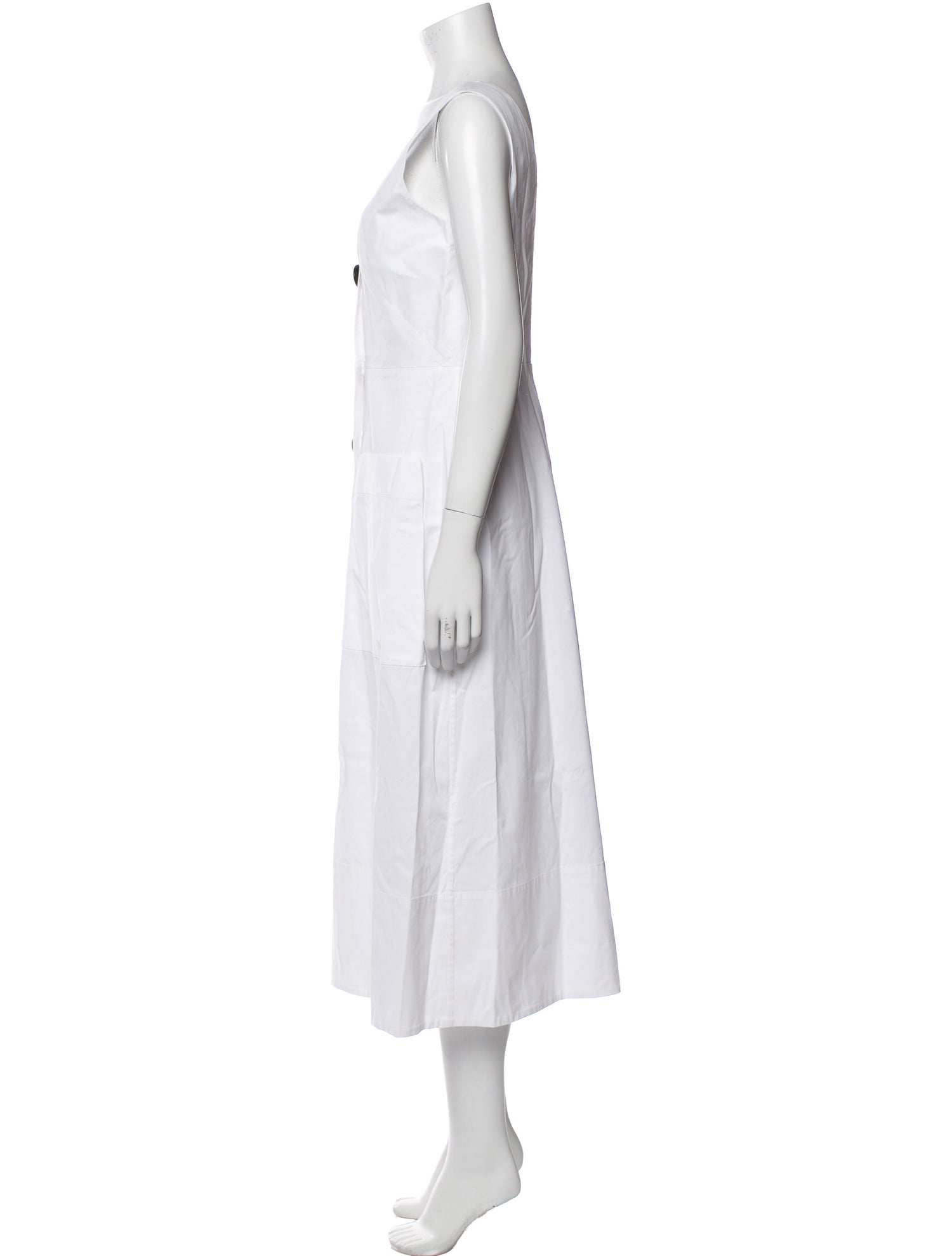 Saloni V-Neck Long Dress