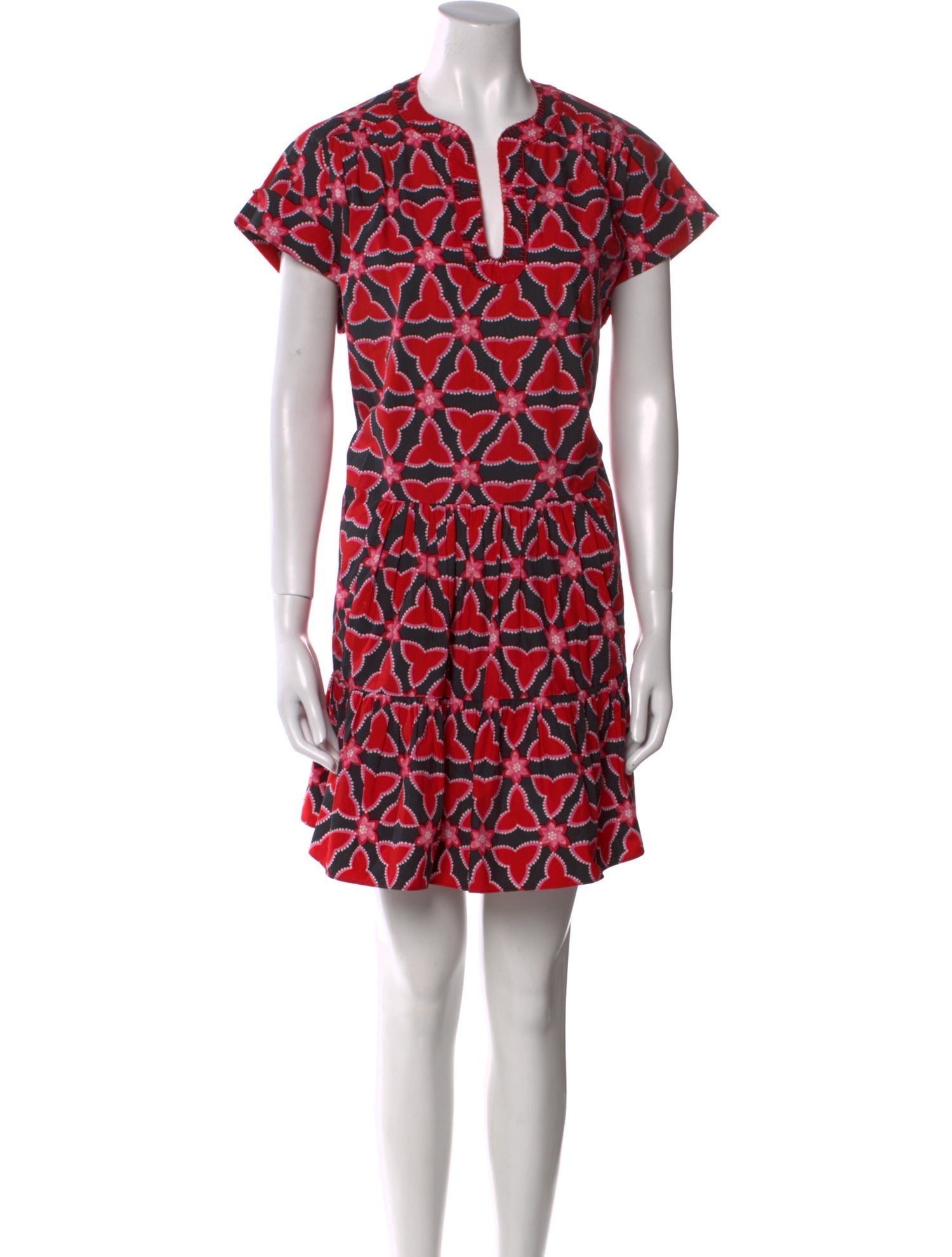Saloni Printed Mini Dress