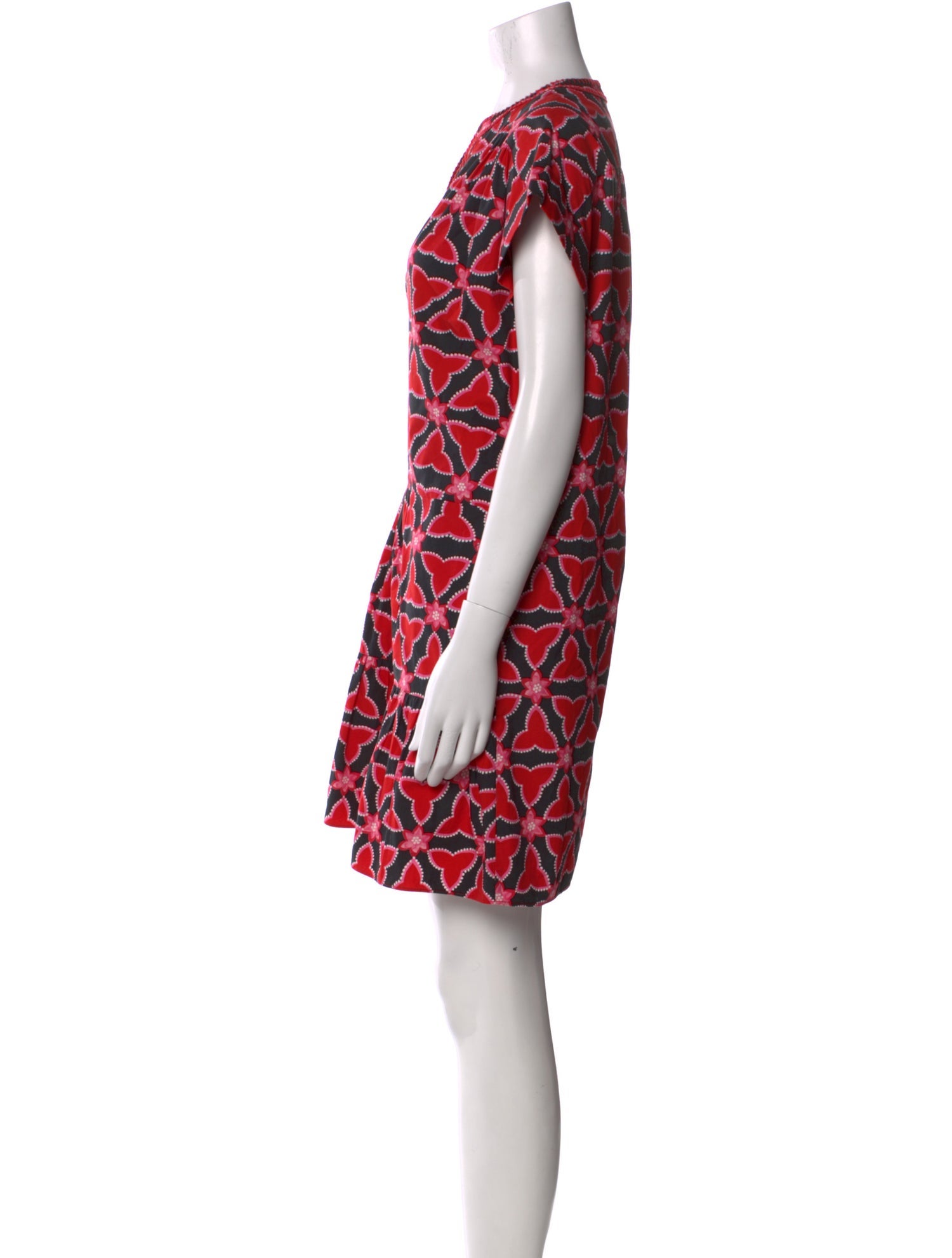 Saloni Printed Mini Dress