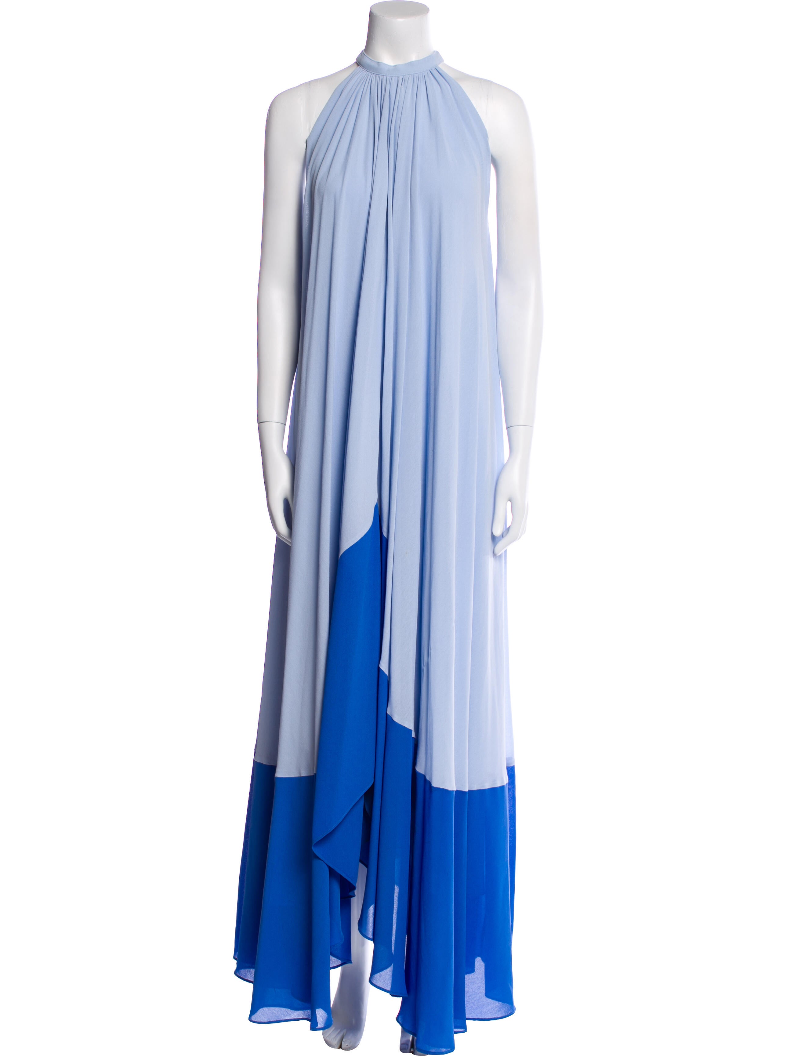 Saloni Halterneck Long Dress