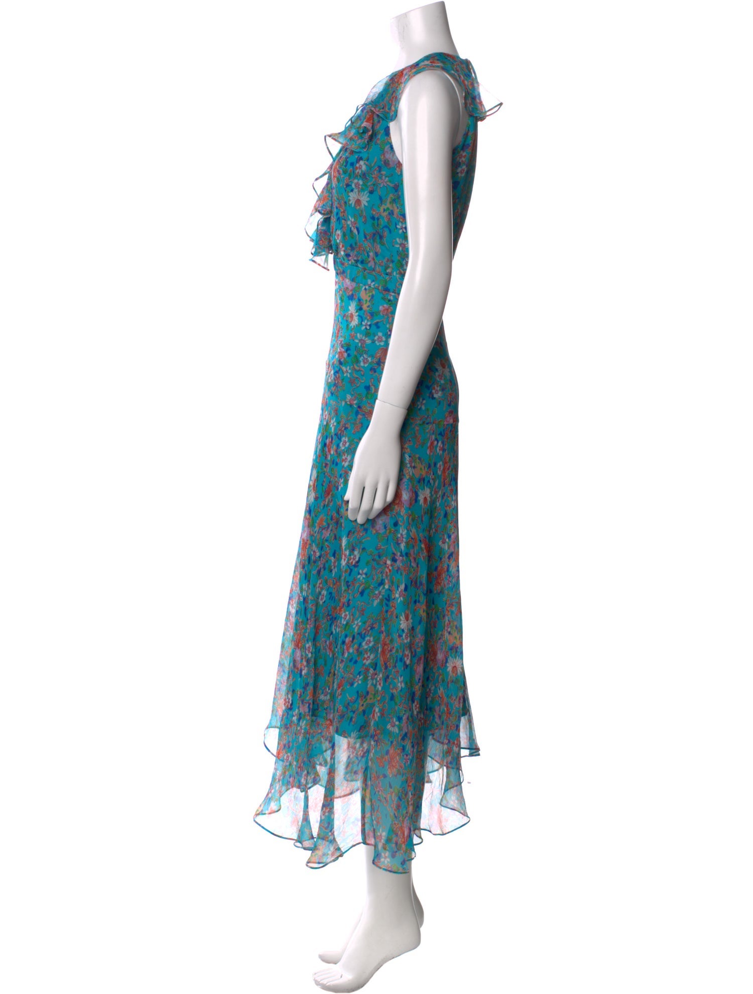 Saloni Silk Long Dress