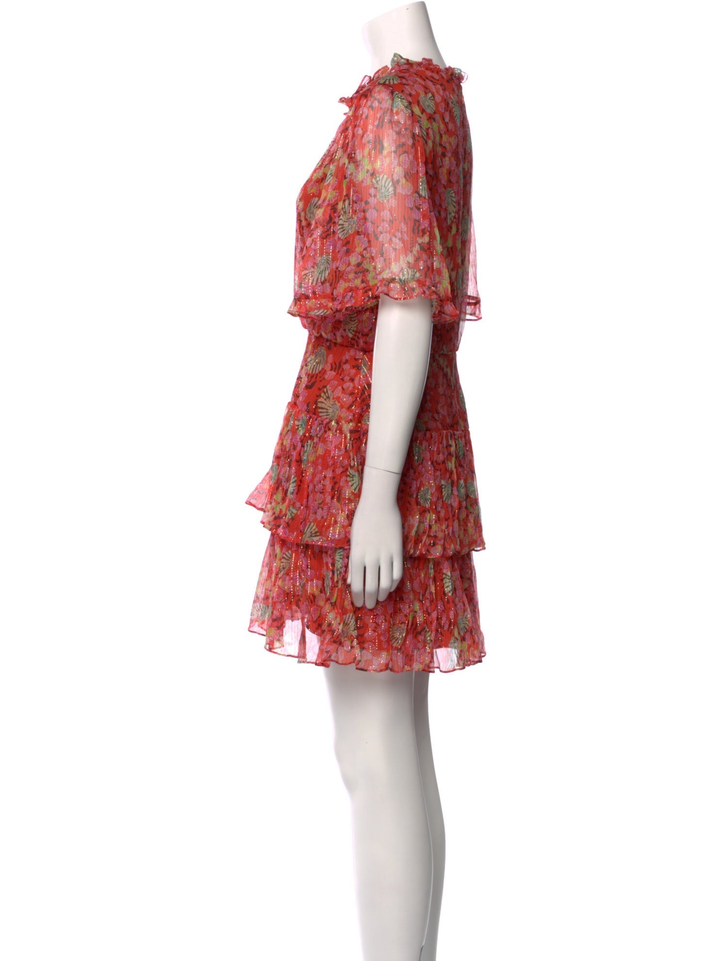 Saloni Silk Mini Dress