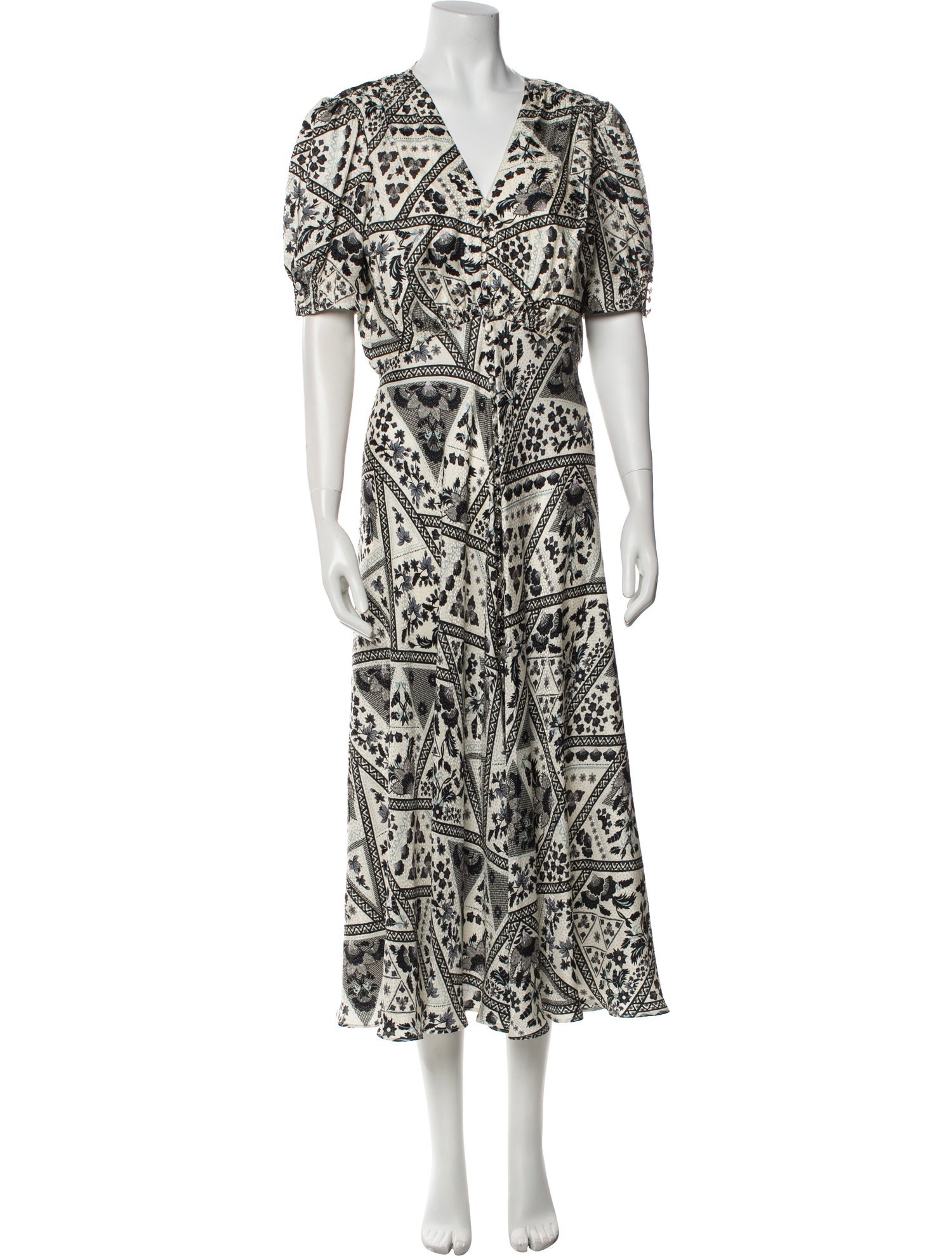 Saloni Silk Long Dress