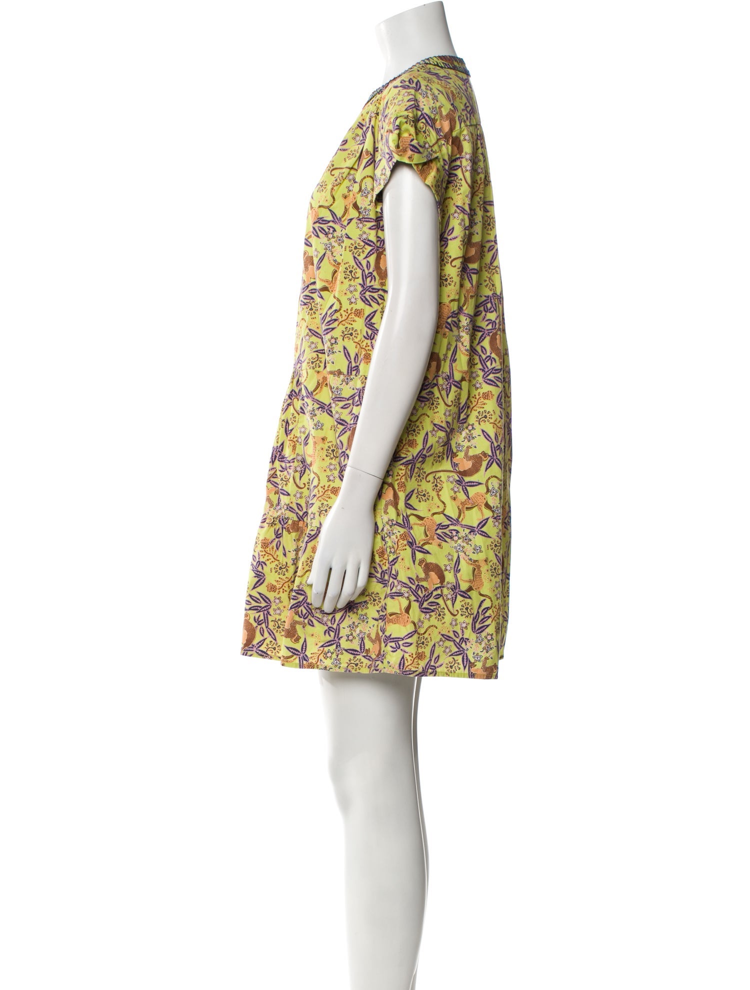 Saloni Printed Mini Dress