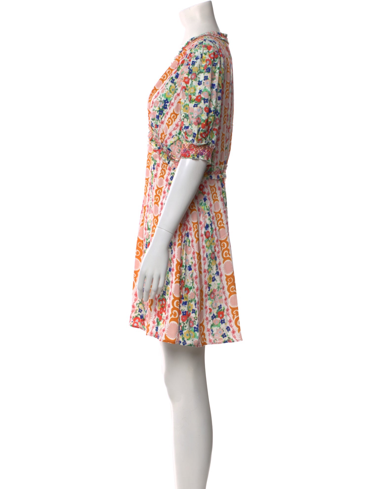 Saloni Printed Mini Dress