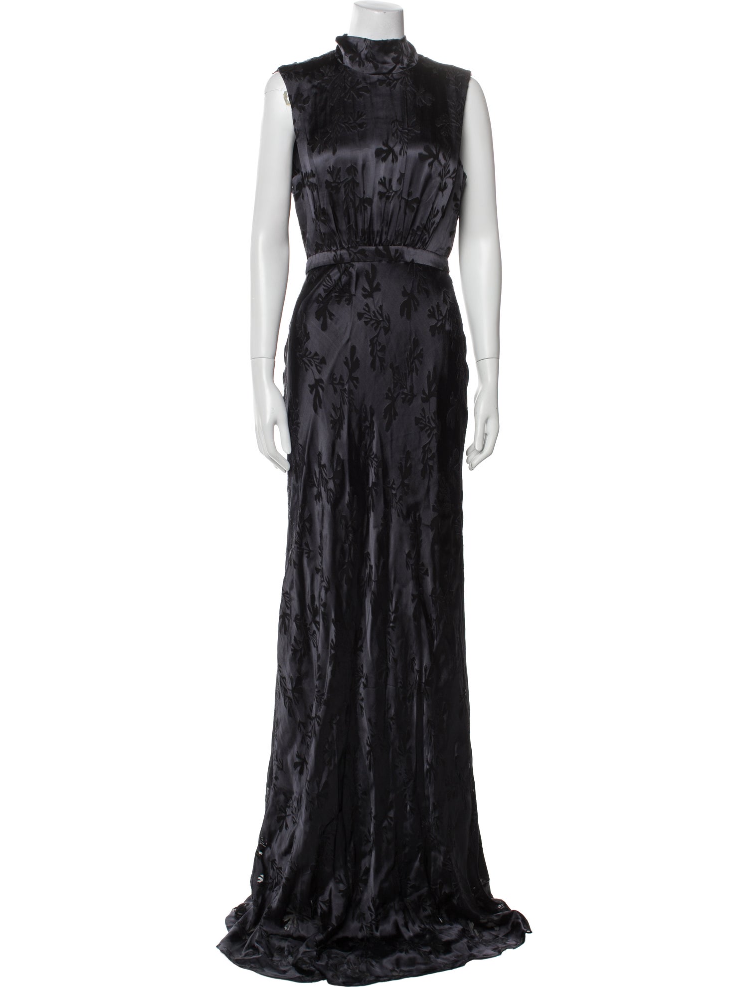 Saloni Lace Pattern Long Dress