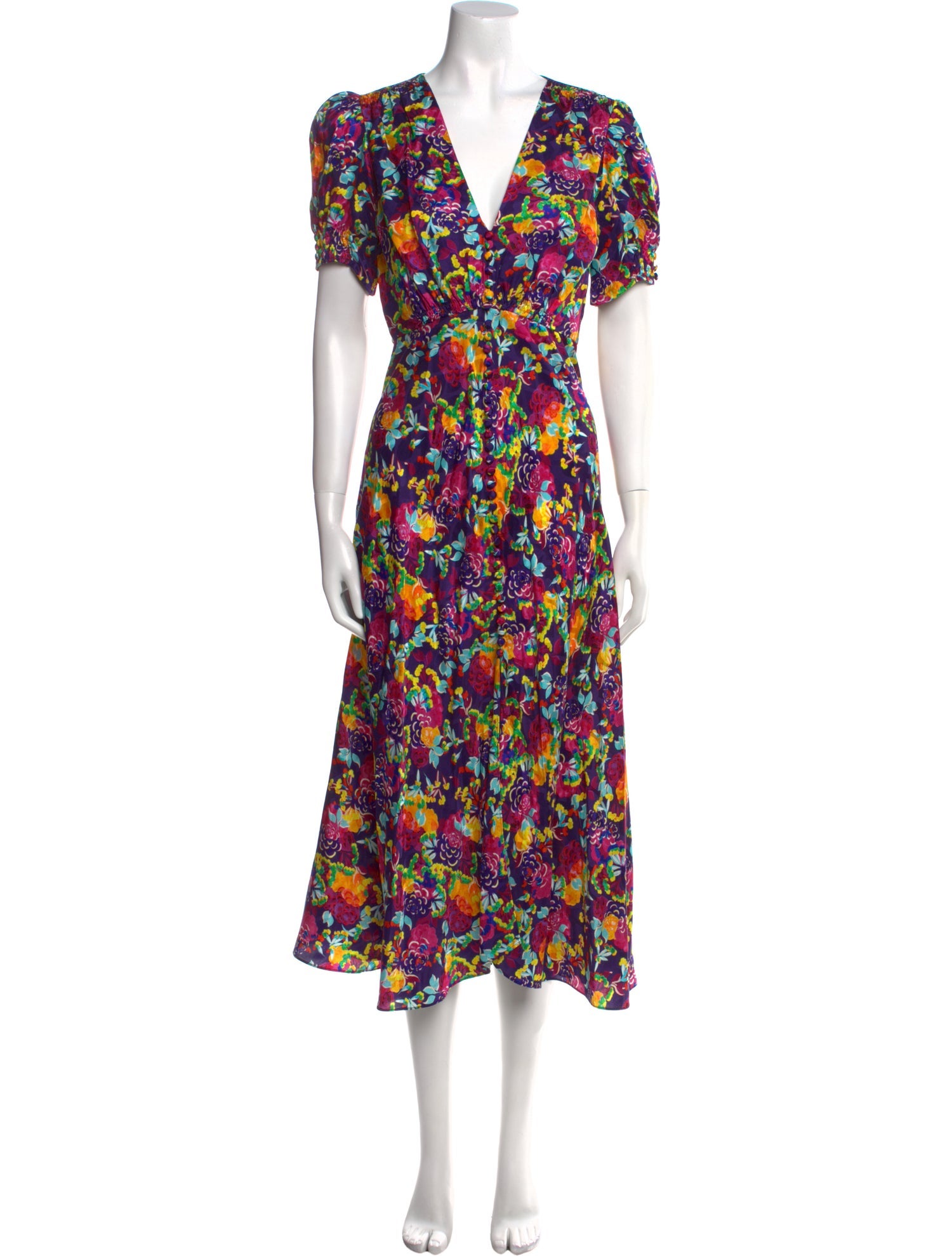 Saloni Silk Long Dress