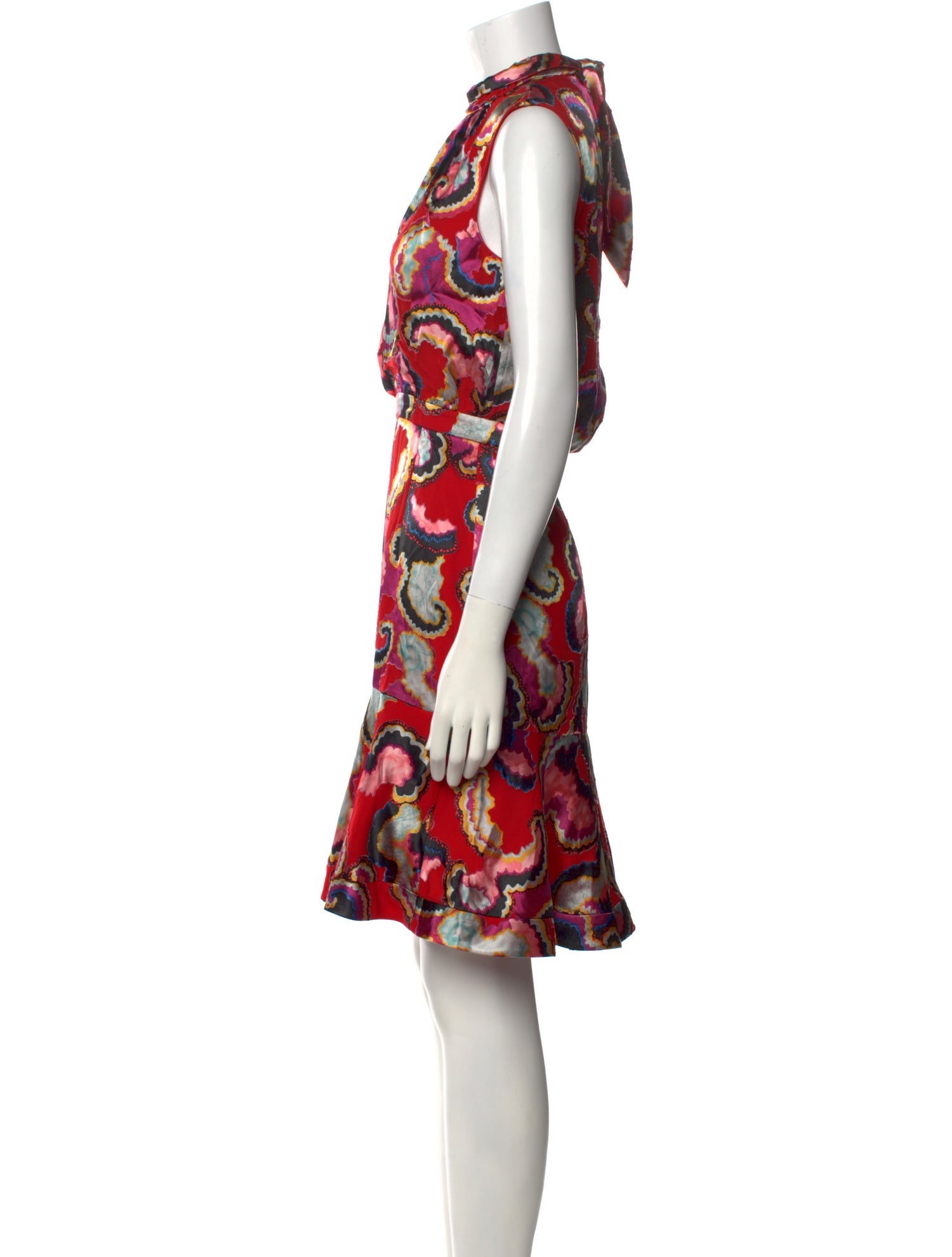 Saloni Printed Mini Dress