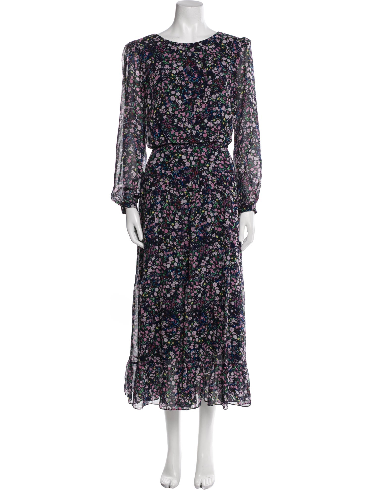 Saloni Silk Long Dress