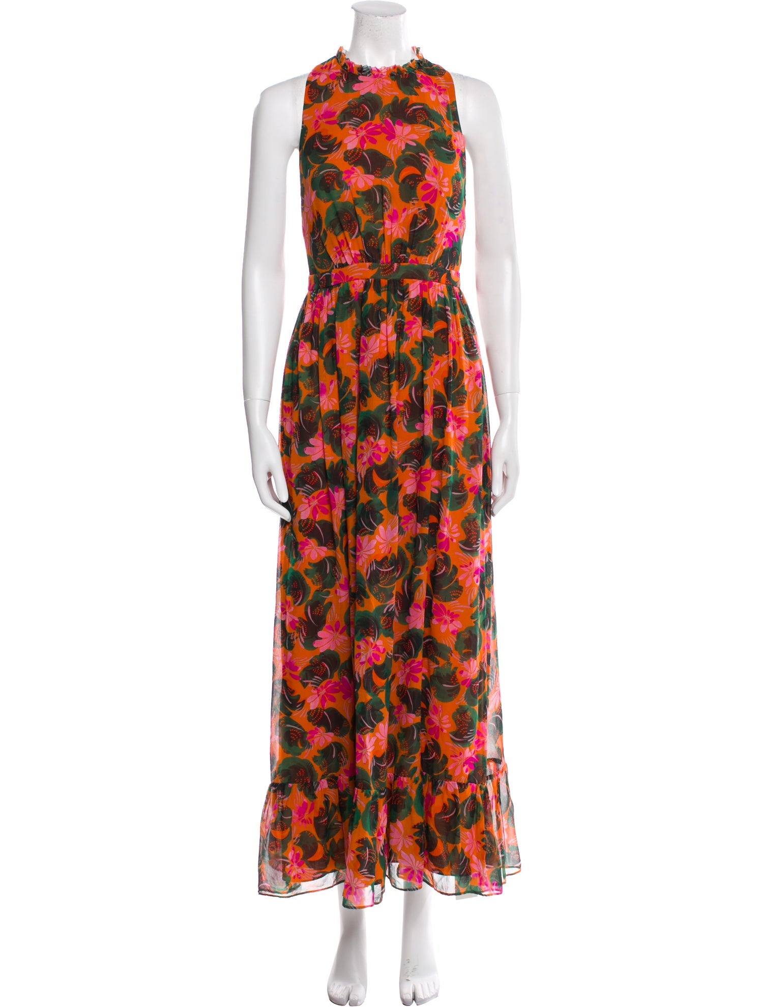 Saloni Silk Long Dress