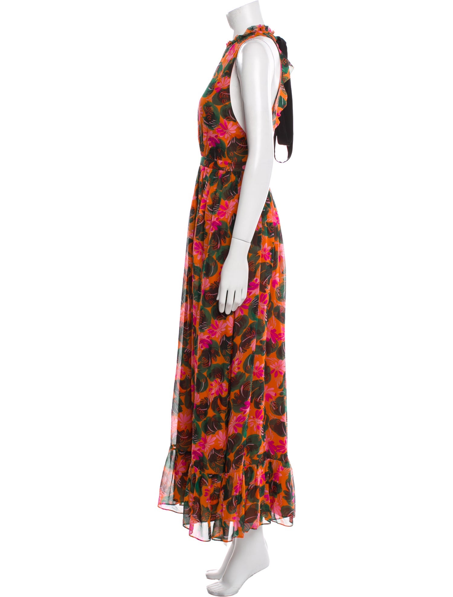 Saloni Silk Long Dress