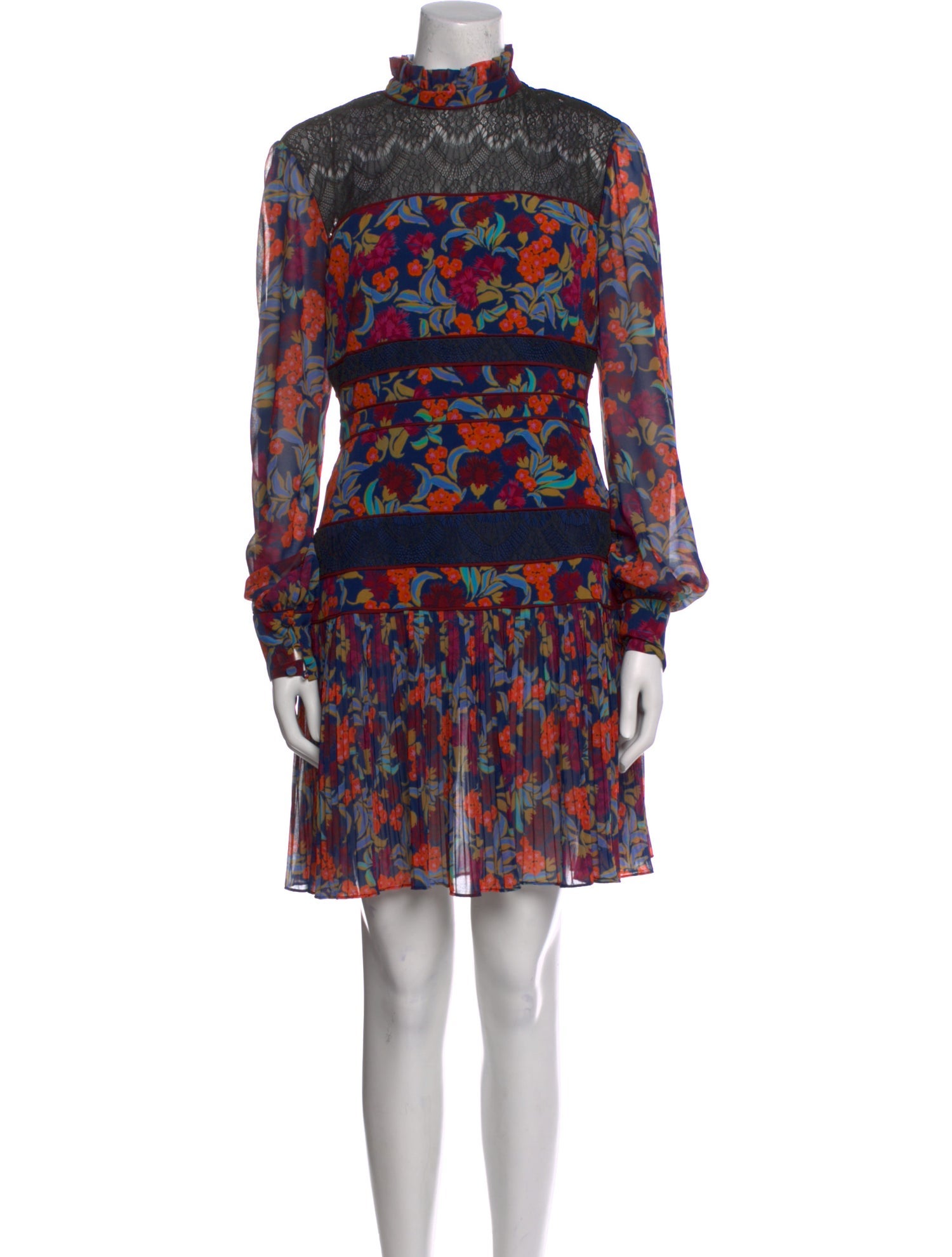 Saloni Silk Mini Dress