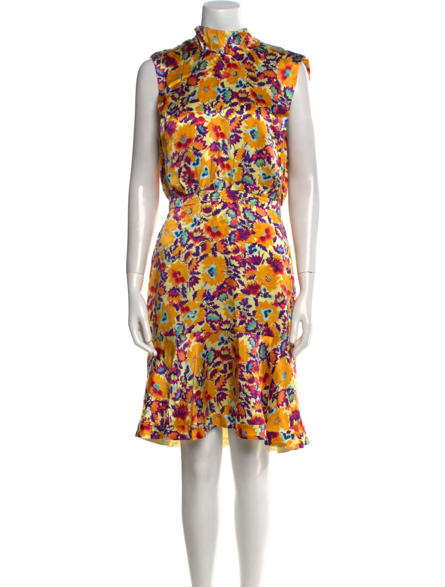 Saloni Silk Knee-Length Dress