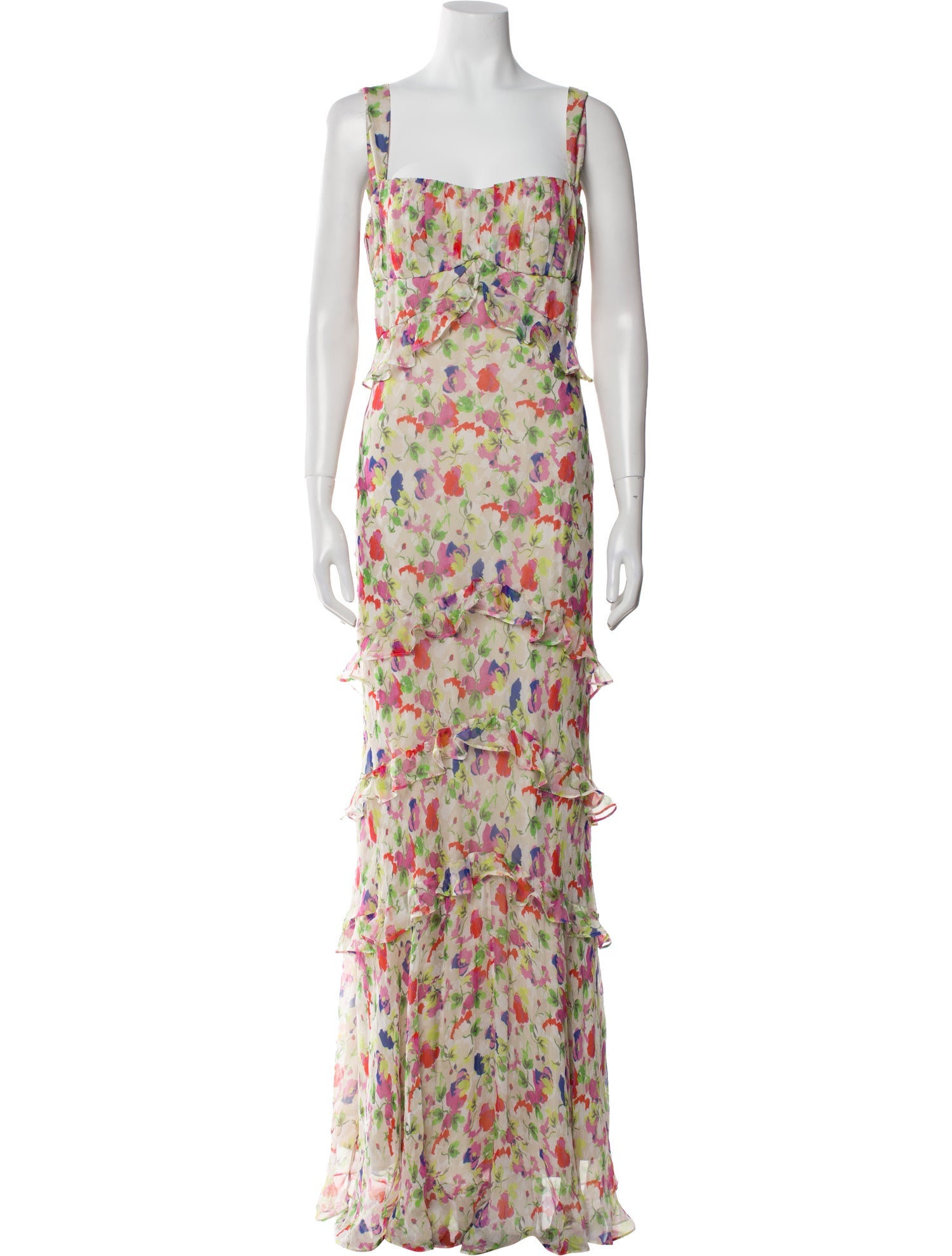 Saloni Silk Long Dress