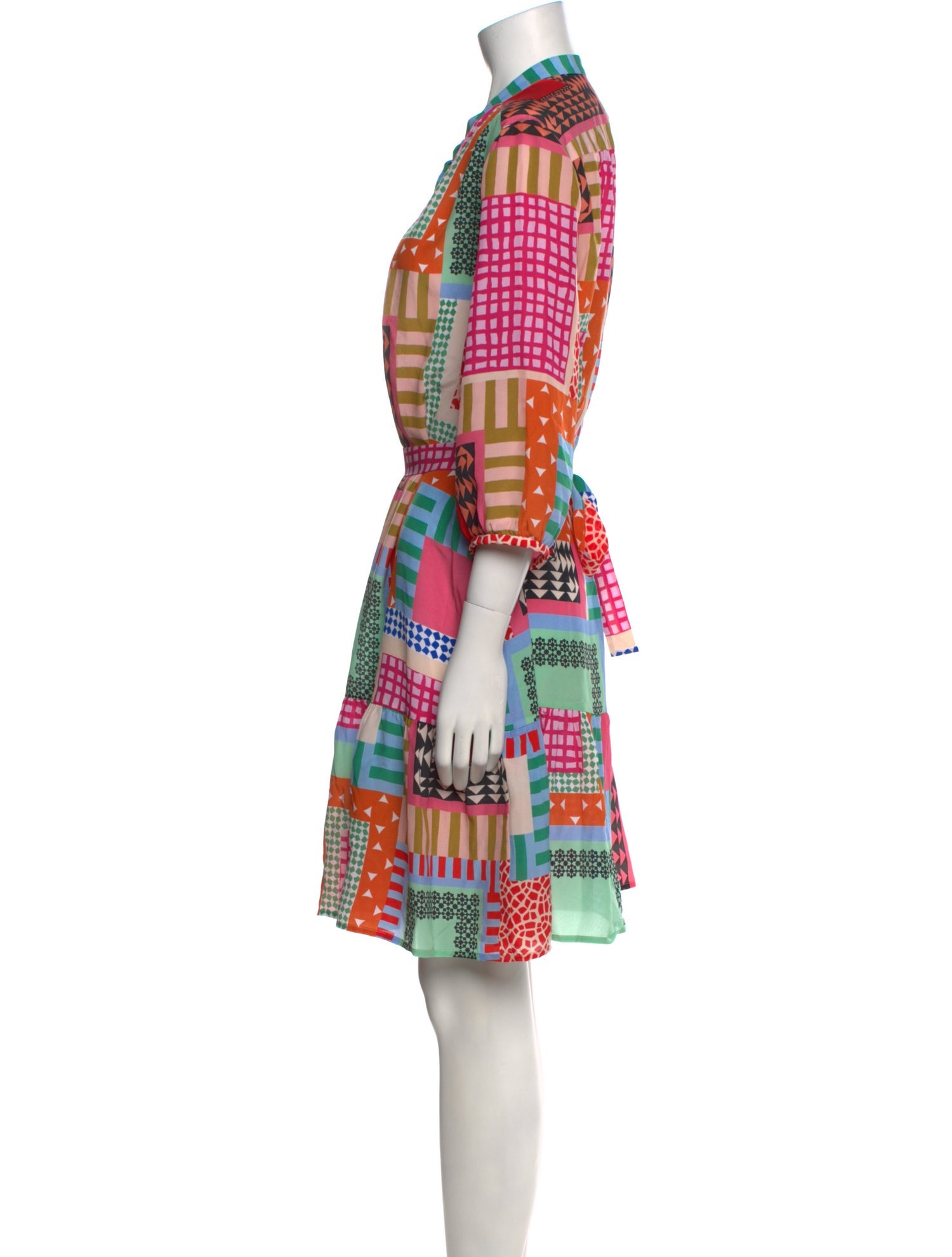 Saloni Silk Knee-Length Dress