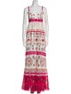 Saloni Linen Long Dress