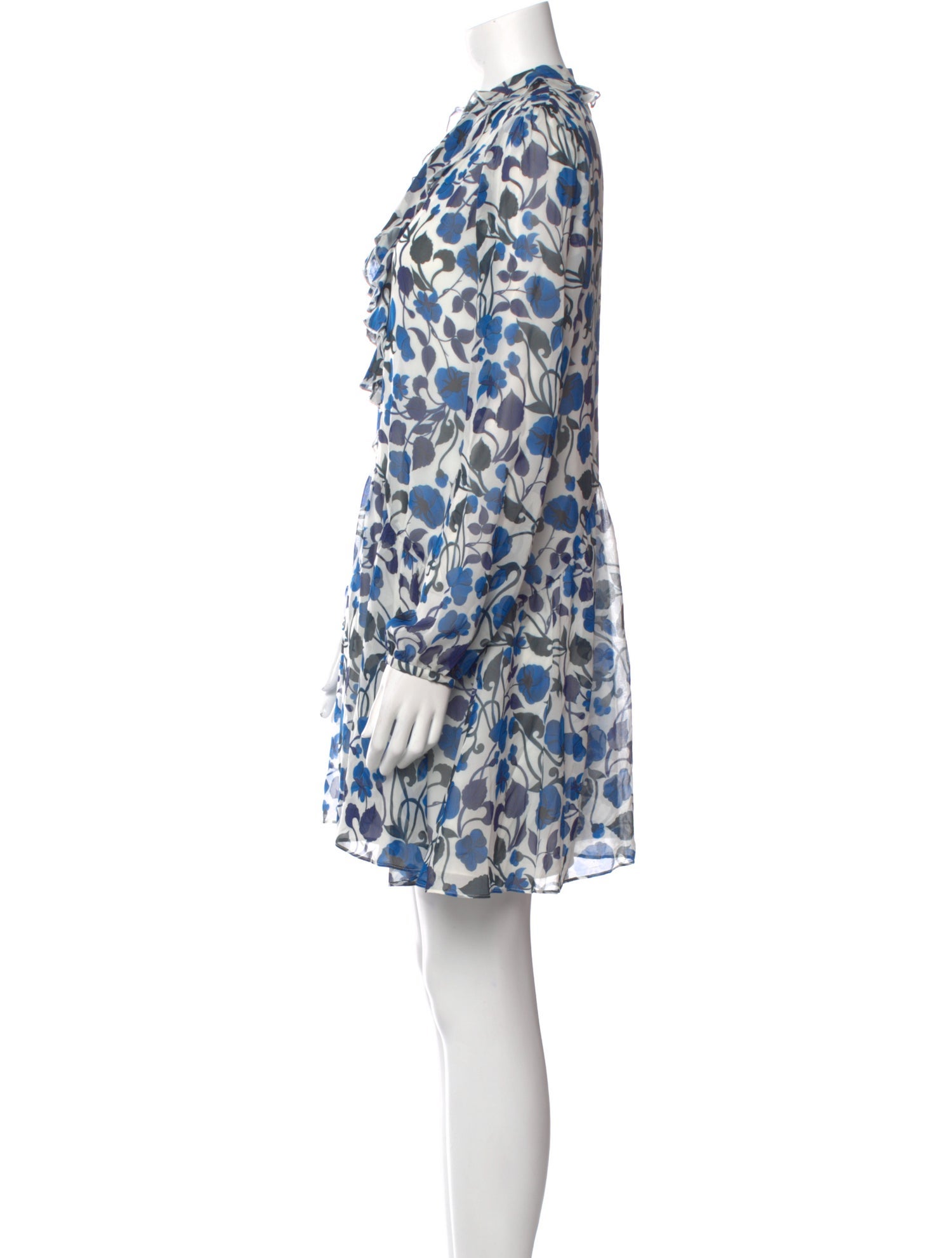 Saloni Silk Mini Dress