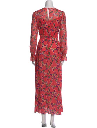 Saloni Silk Long Dress