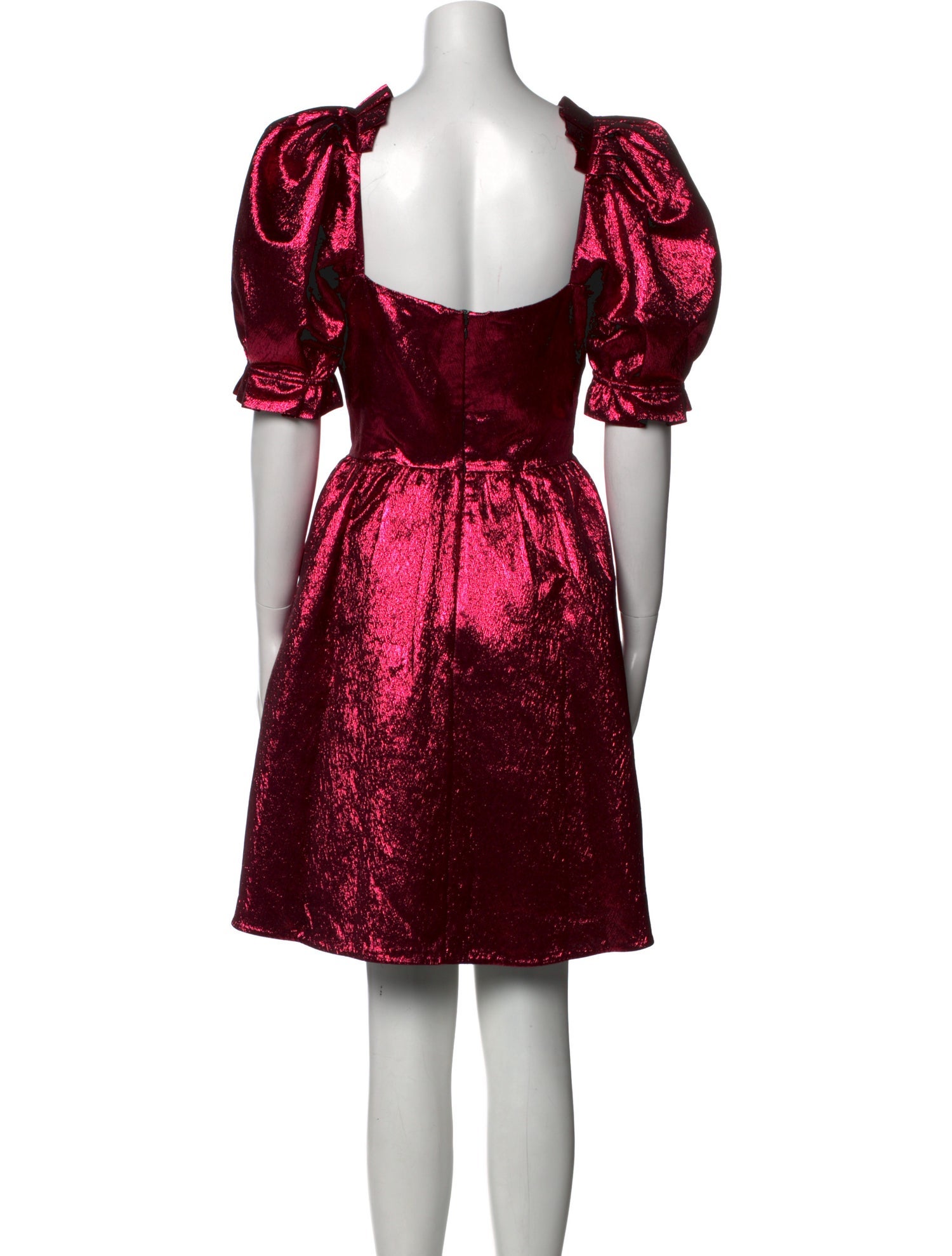 Saloni Square Neckline Mini Dress