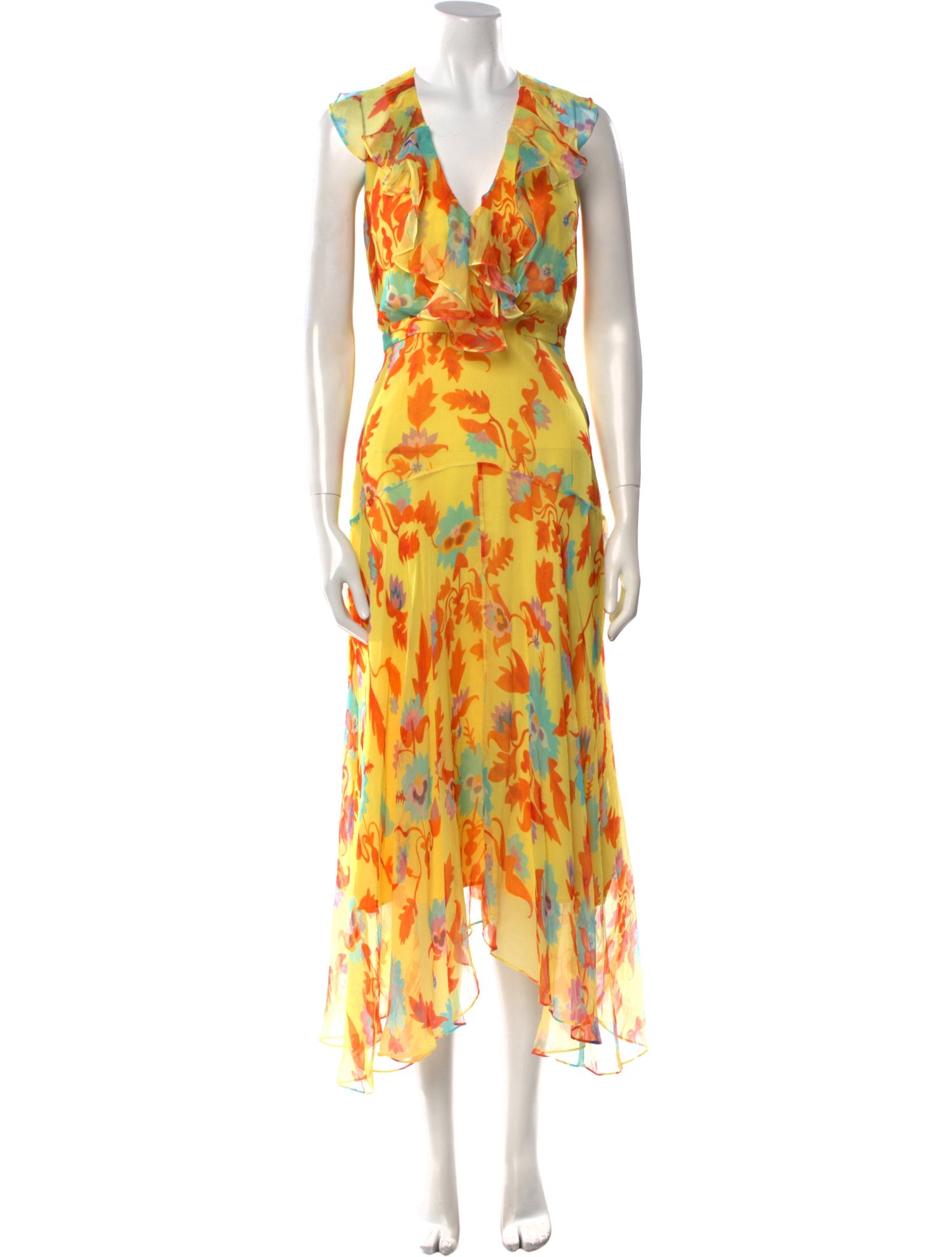 Saloni Silk Long Dress