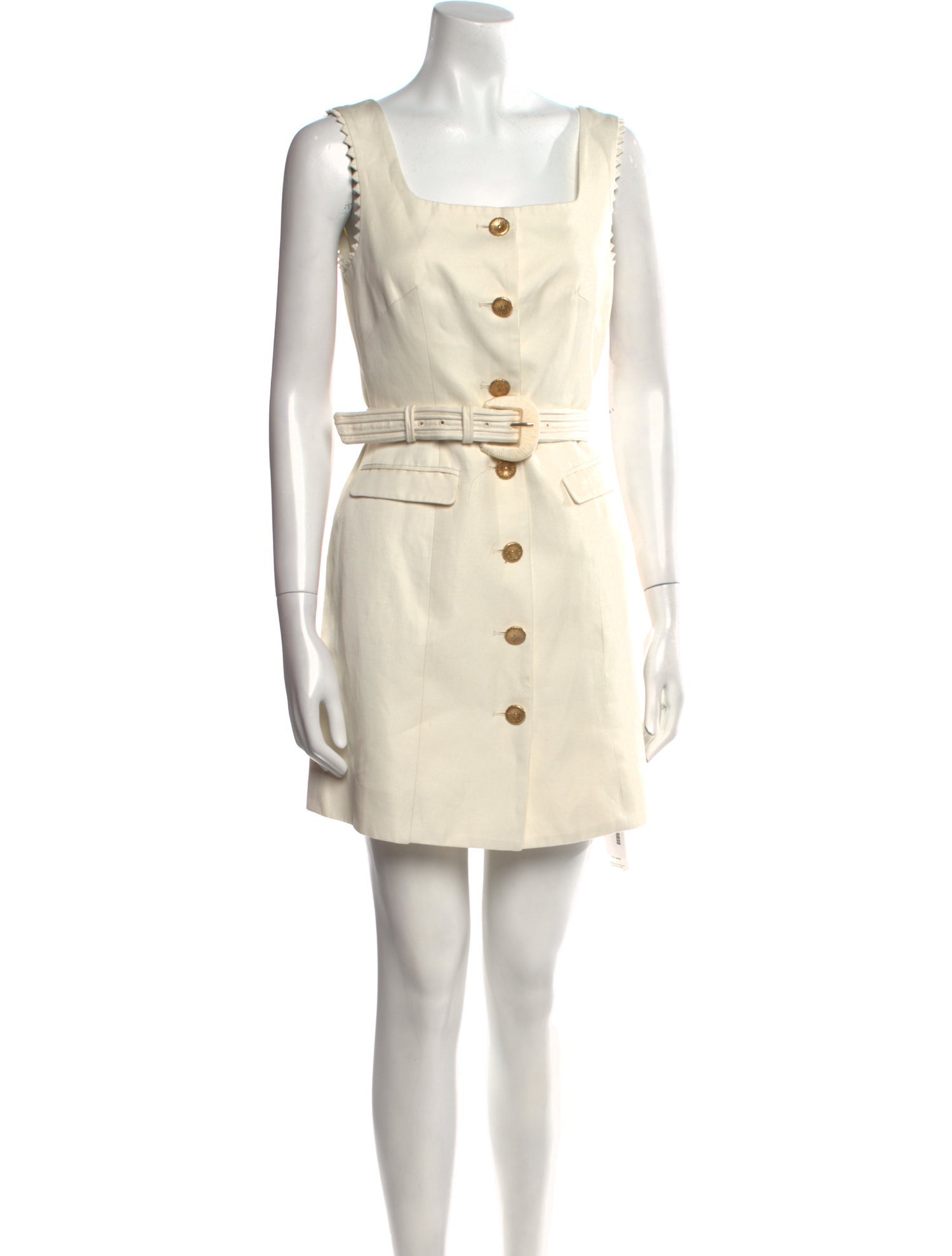 Saloni Square Neckline Mini Dress