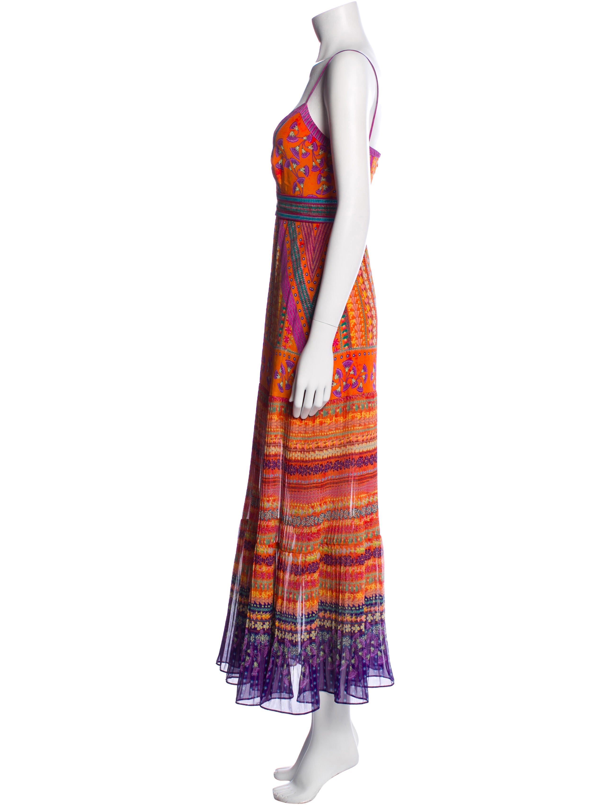Saloni Silk Long Dress