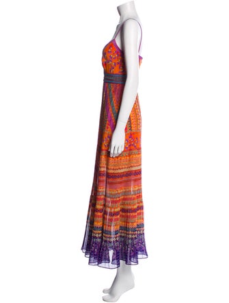 Saloni Silk Long Dress
