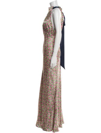 Saloni Silk Long Dress