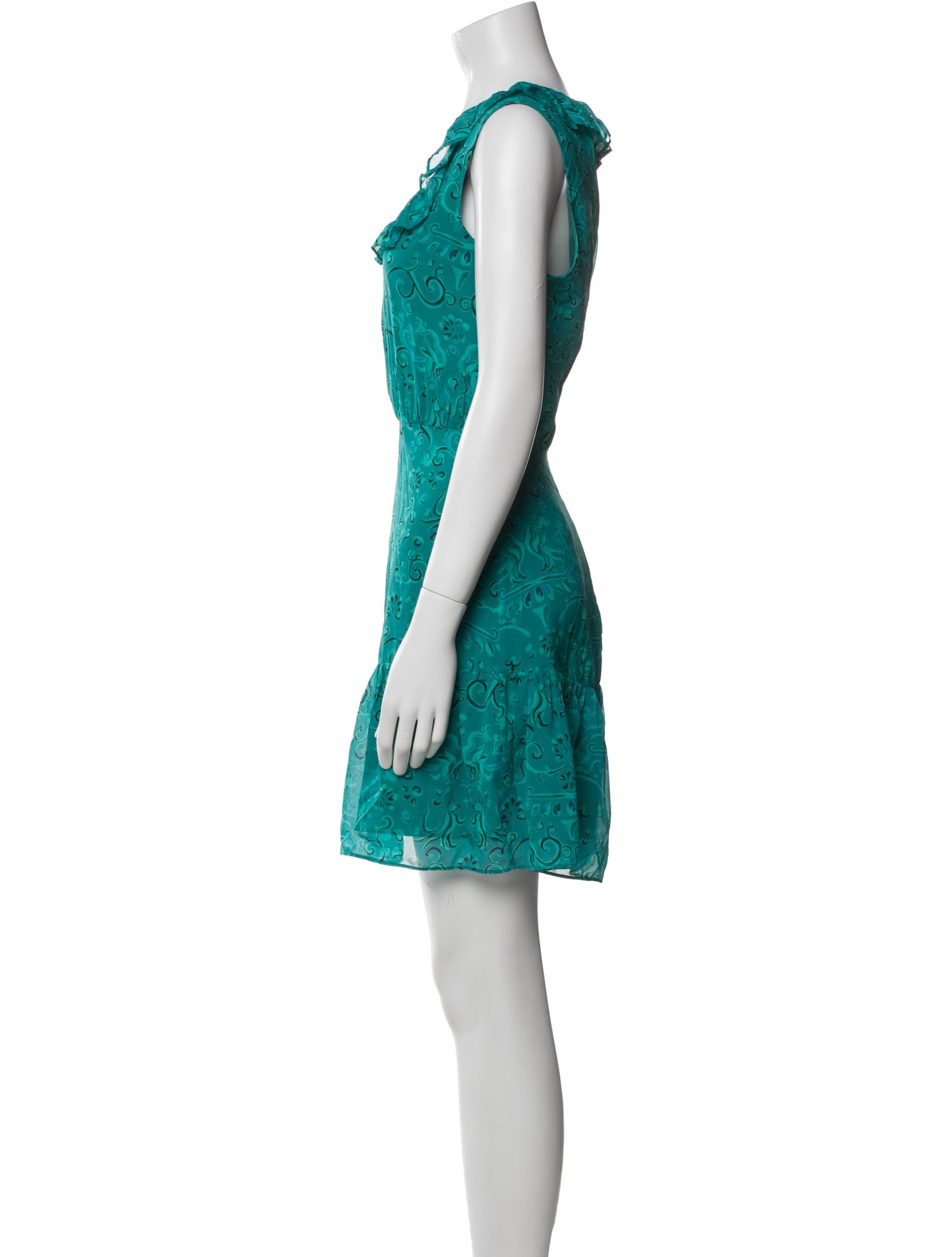 Saloni Silk Mini Dress