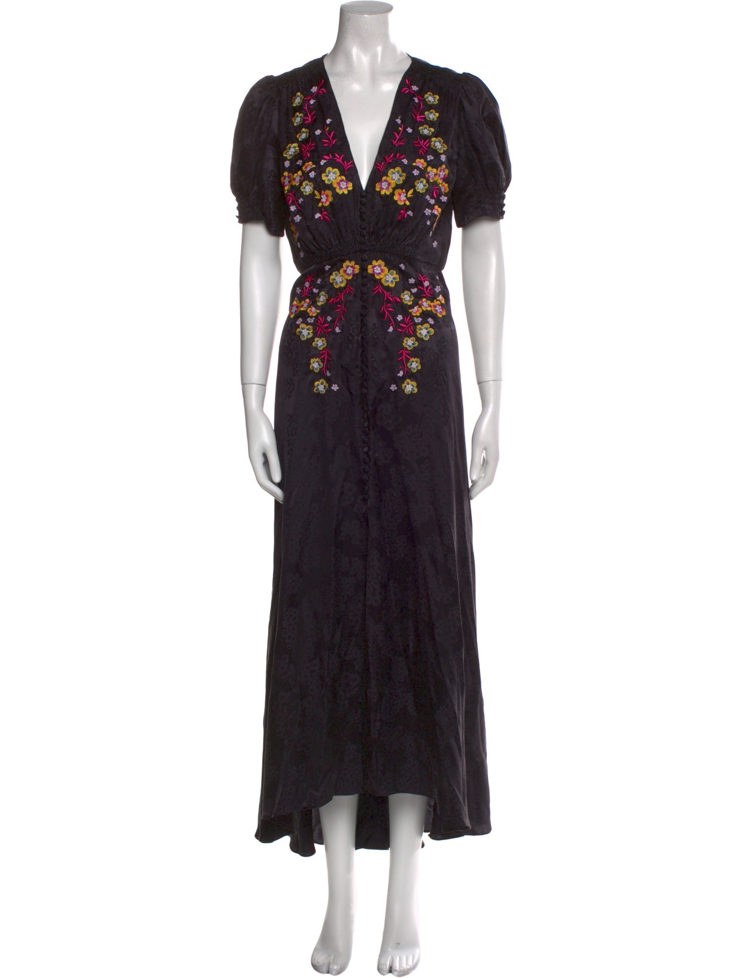 Saloni Silk Long Dress