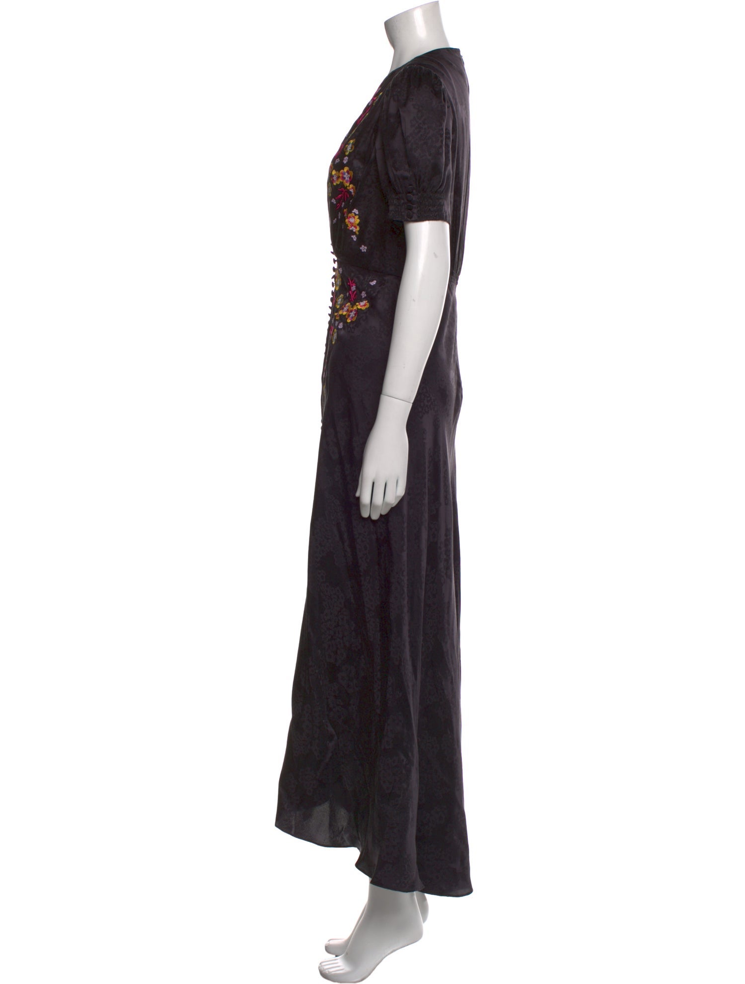 Saloni Silk Long Dress