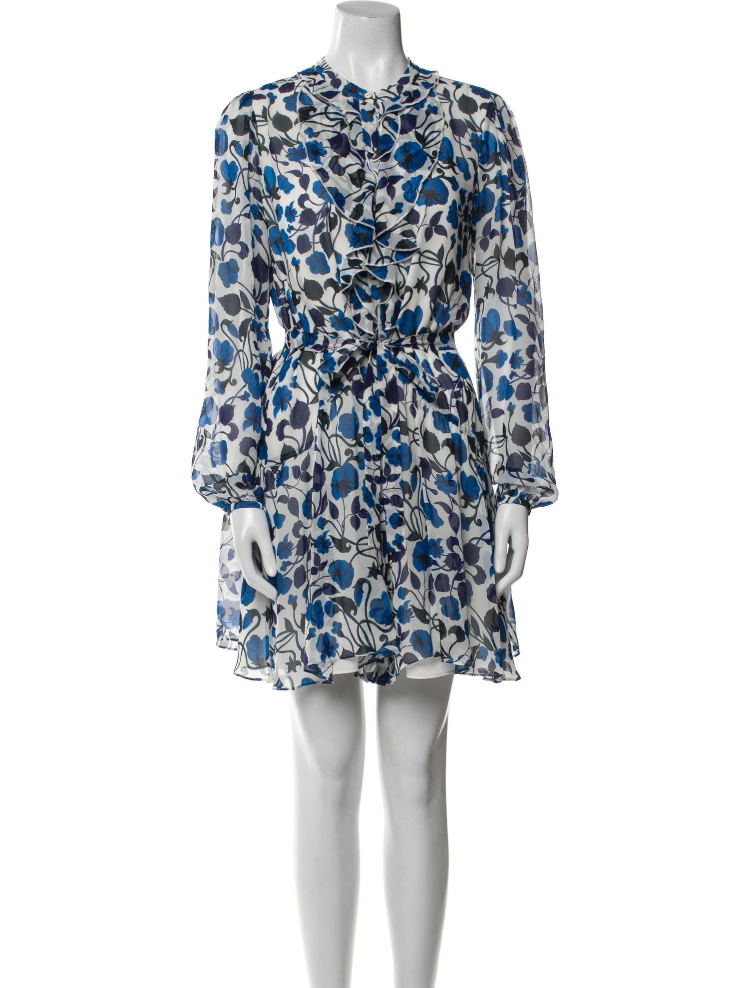 Saloni Silk Mini Dress