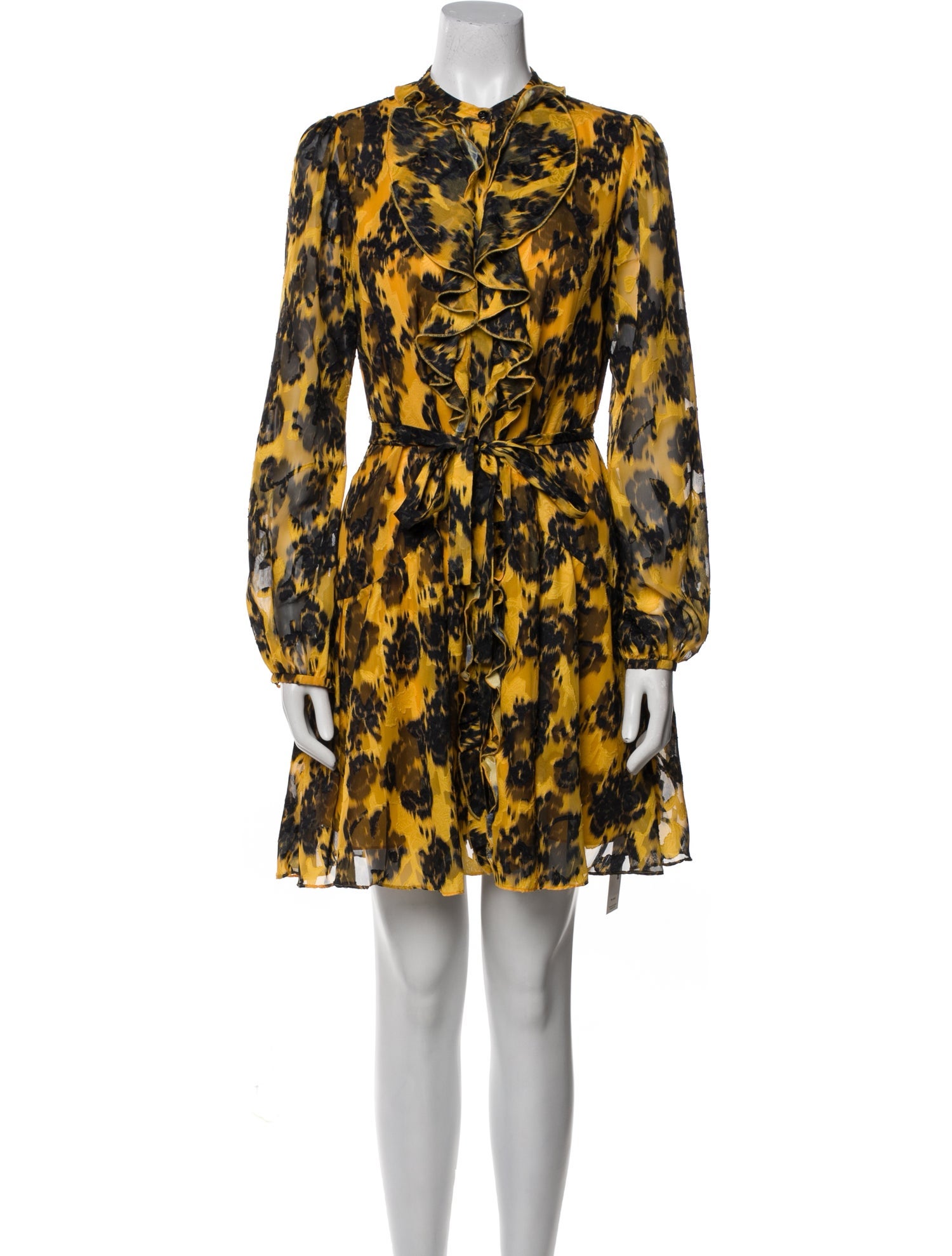 Saloni Printed Knee-Length Dress