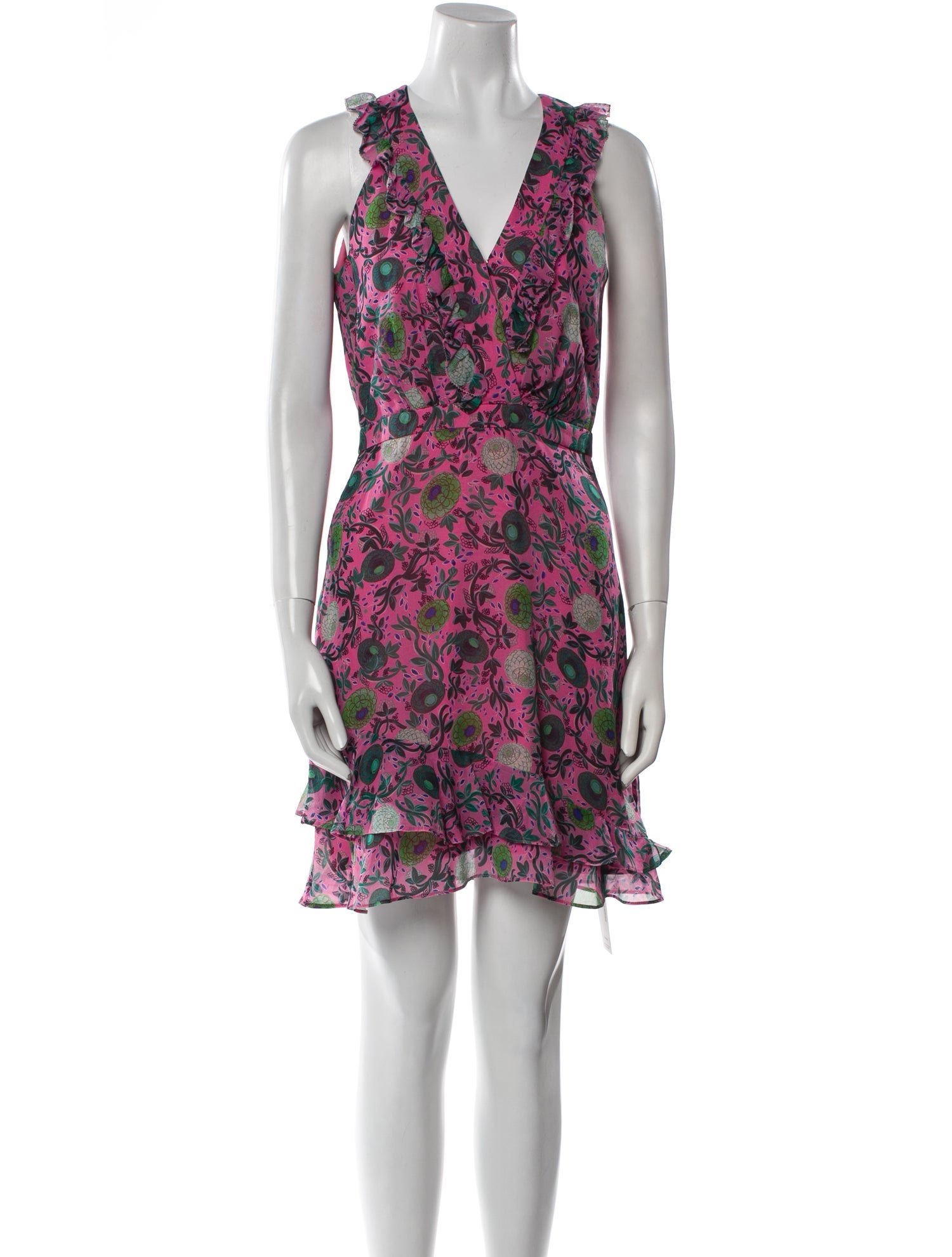 Saloni Silk Mini Dress