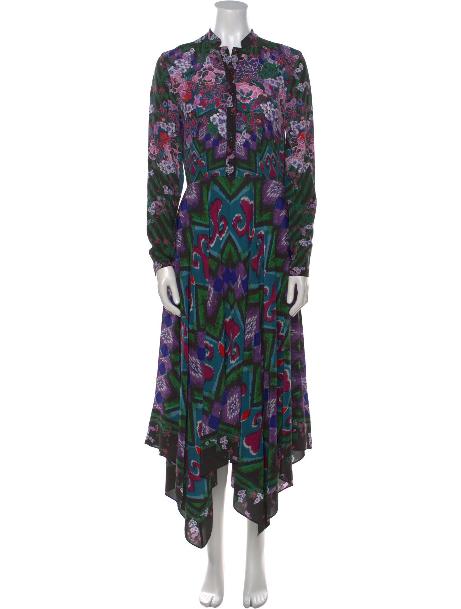 Saloni Silk Long Dress