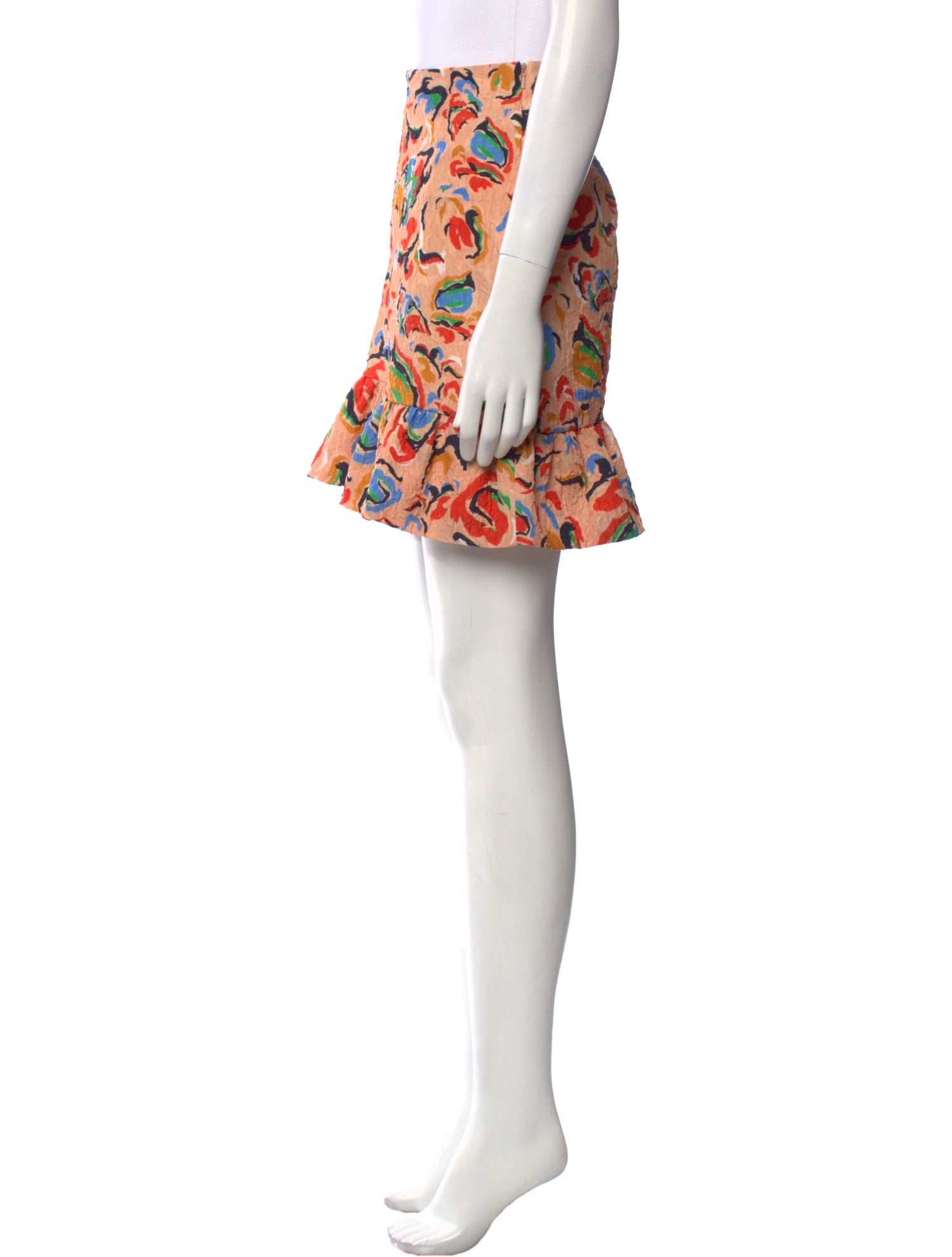 Saloni Printed Mini Skirt