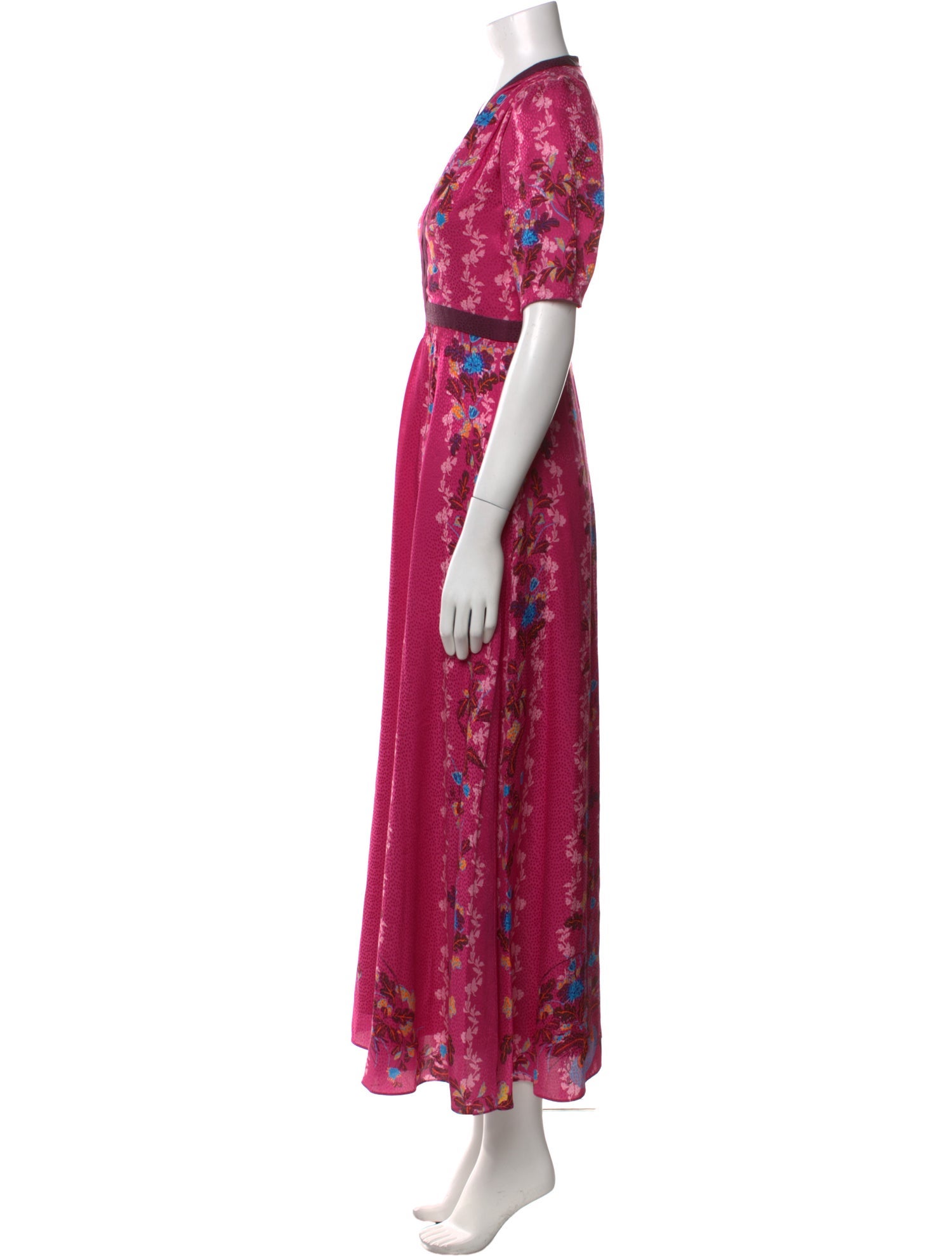 Saloni Silk Long Dress