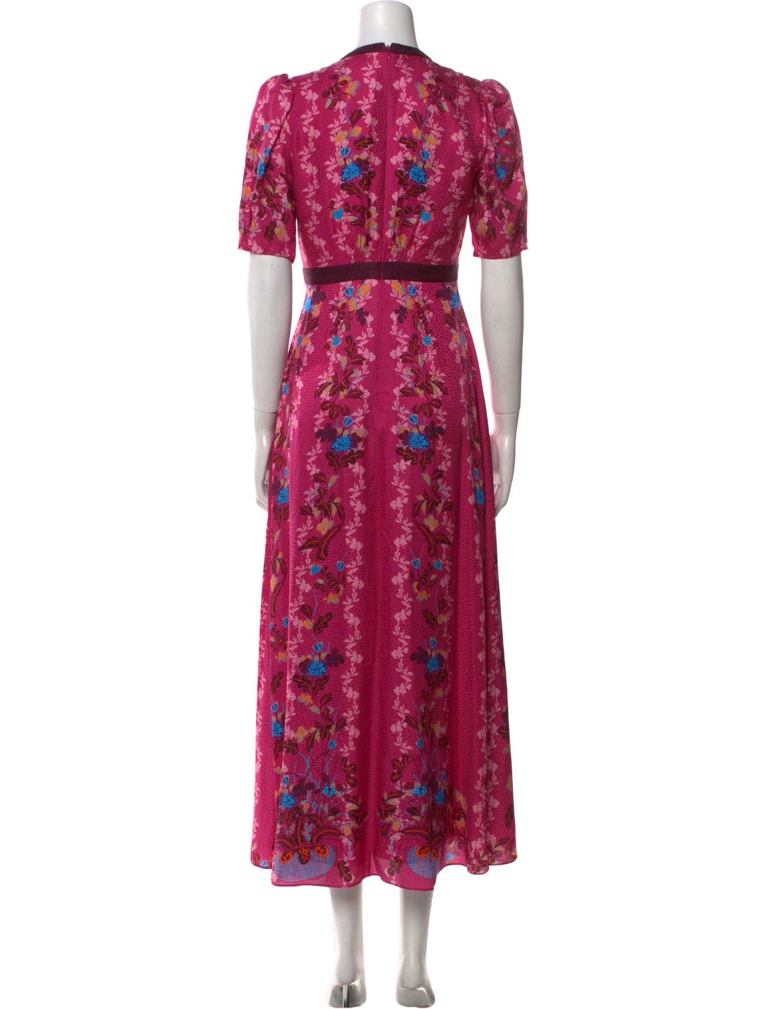 Saloni Silk Long Dress